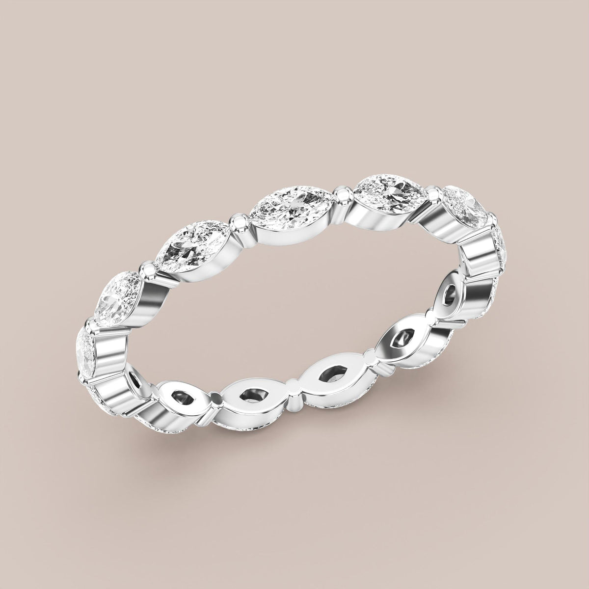 Marquise Diamond Band Full Eternity