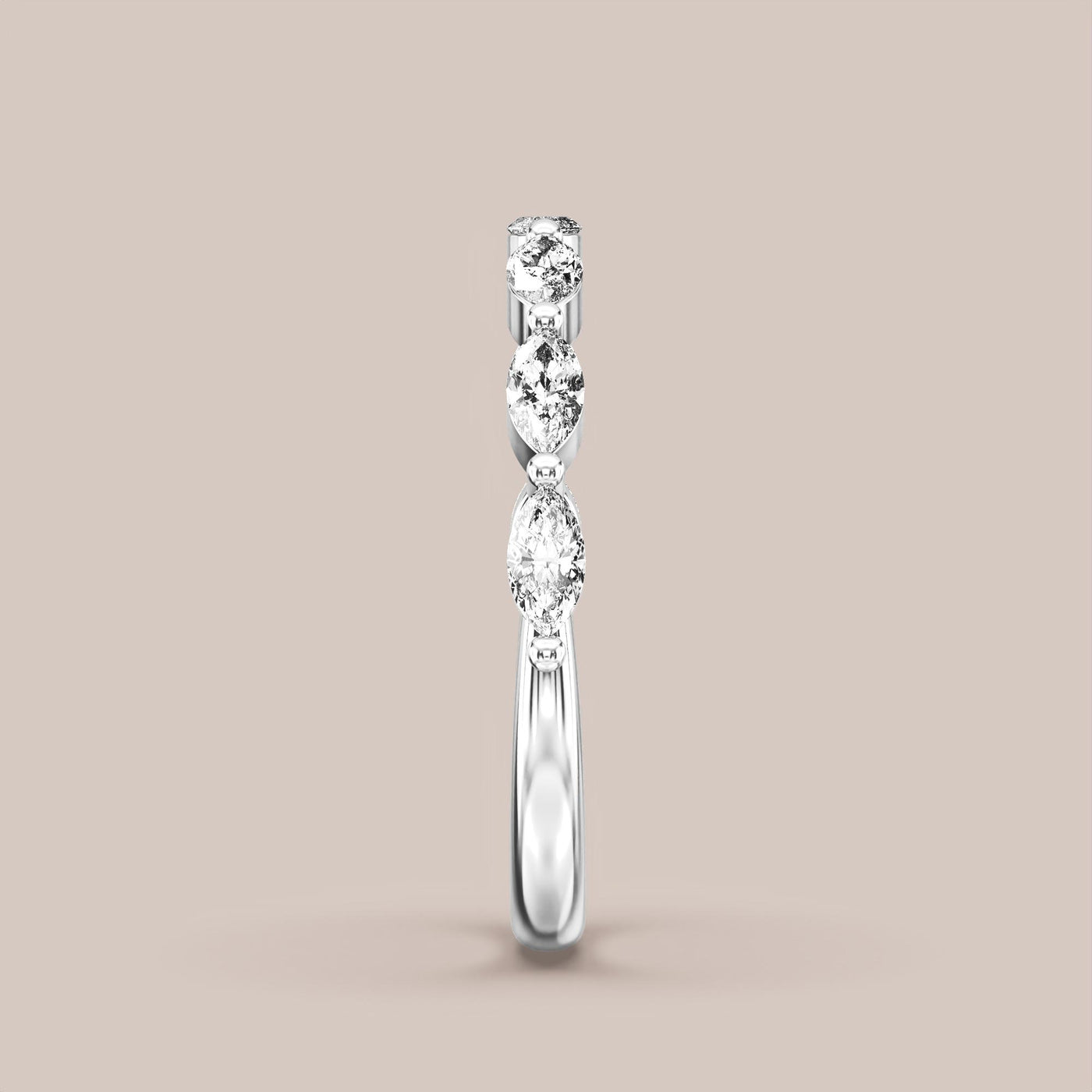 Marquise Diamond Band Half Eternity