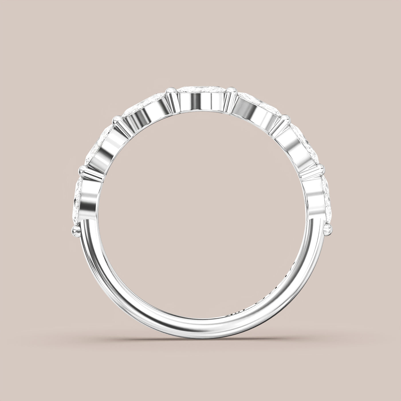 Marquise Diamond Band Half Eternity