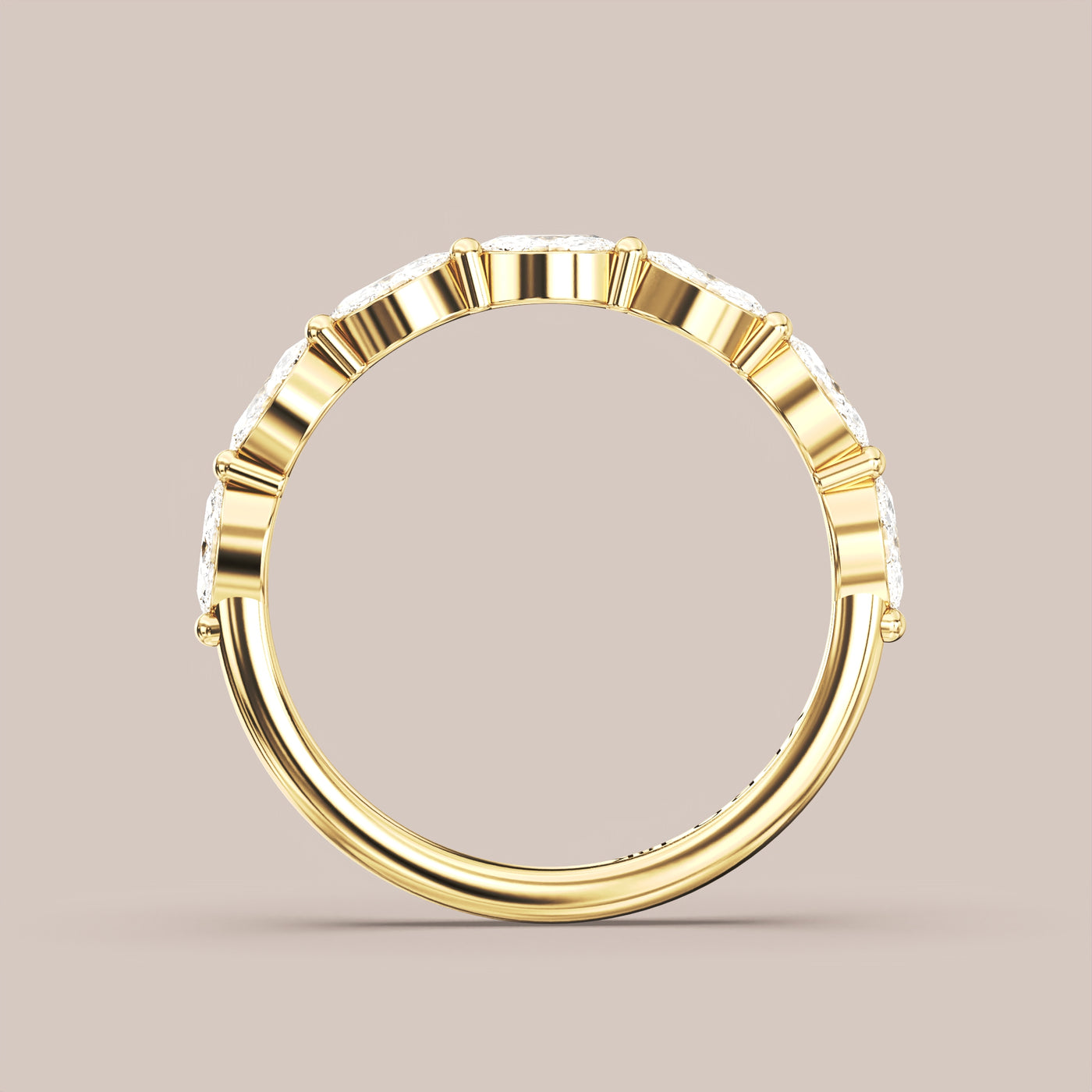 Marquise Diamond Band Half Eternity