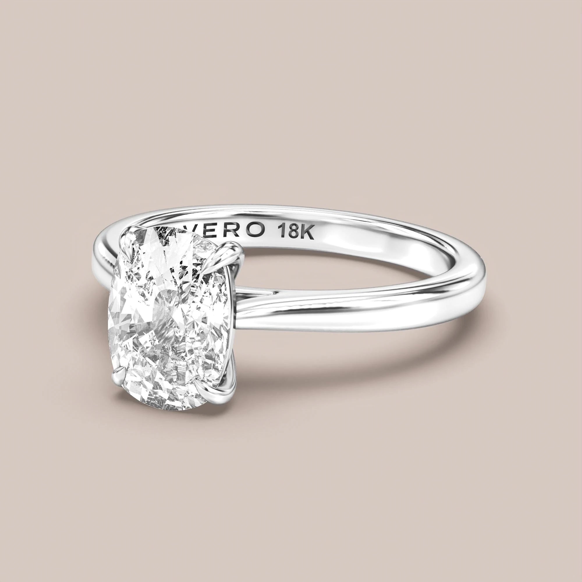 Elongated - White gold