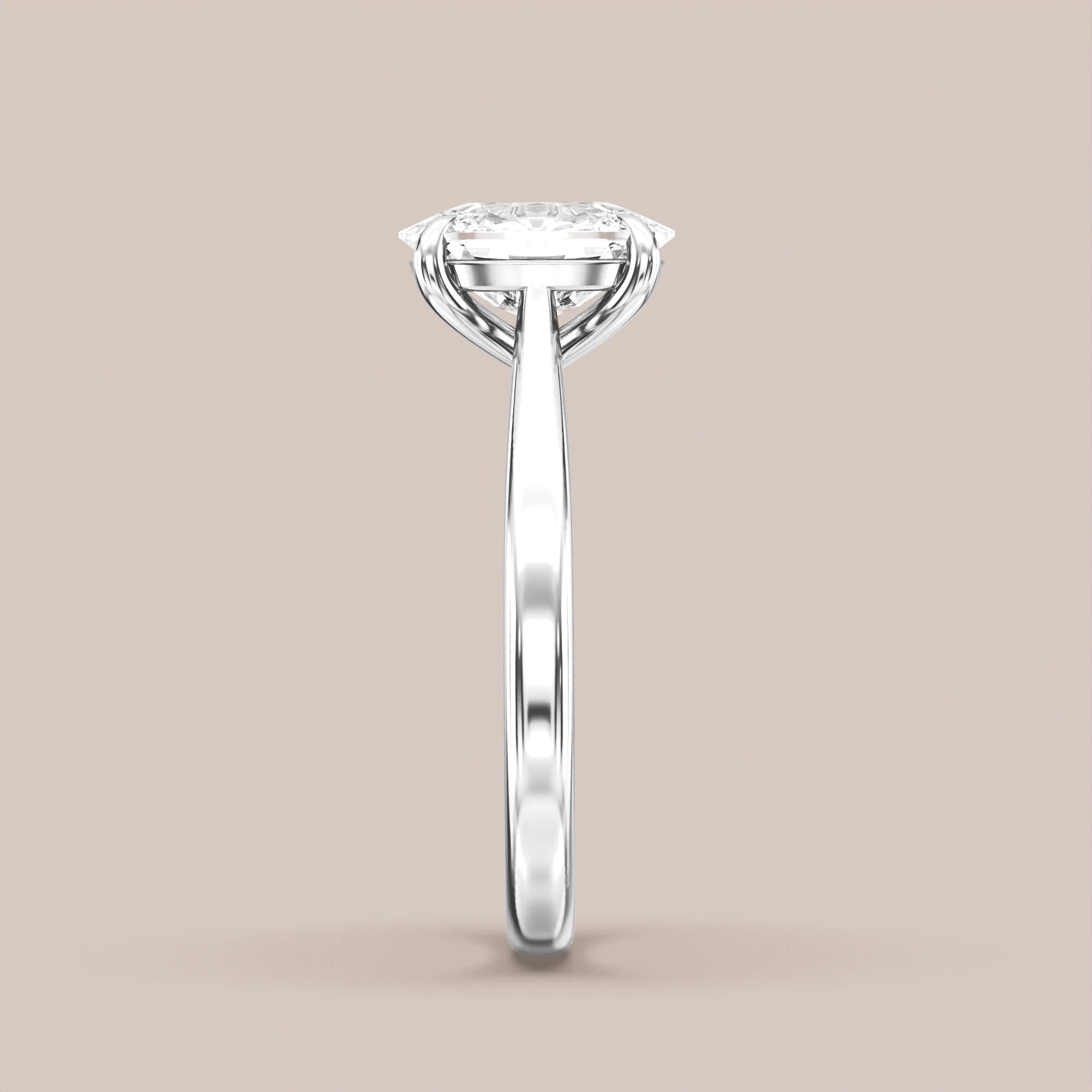 Elongated - White gold