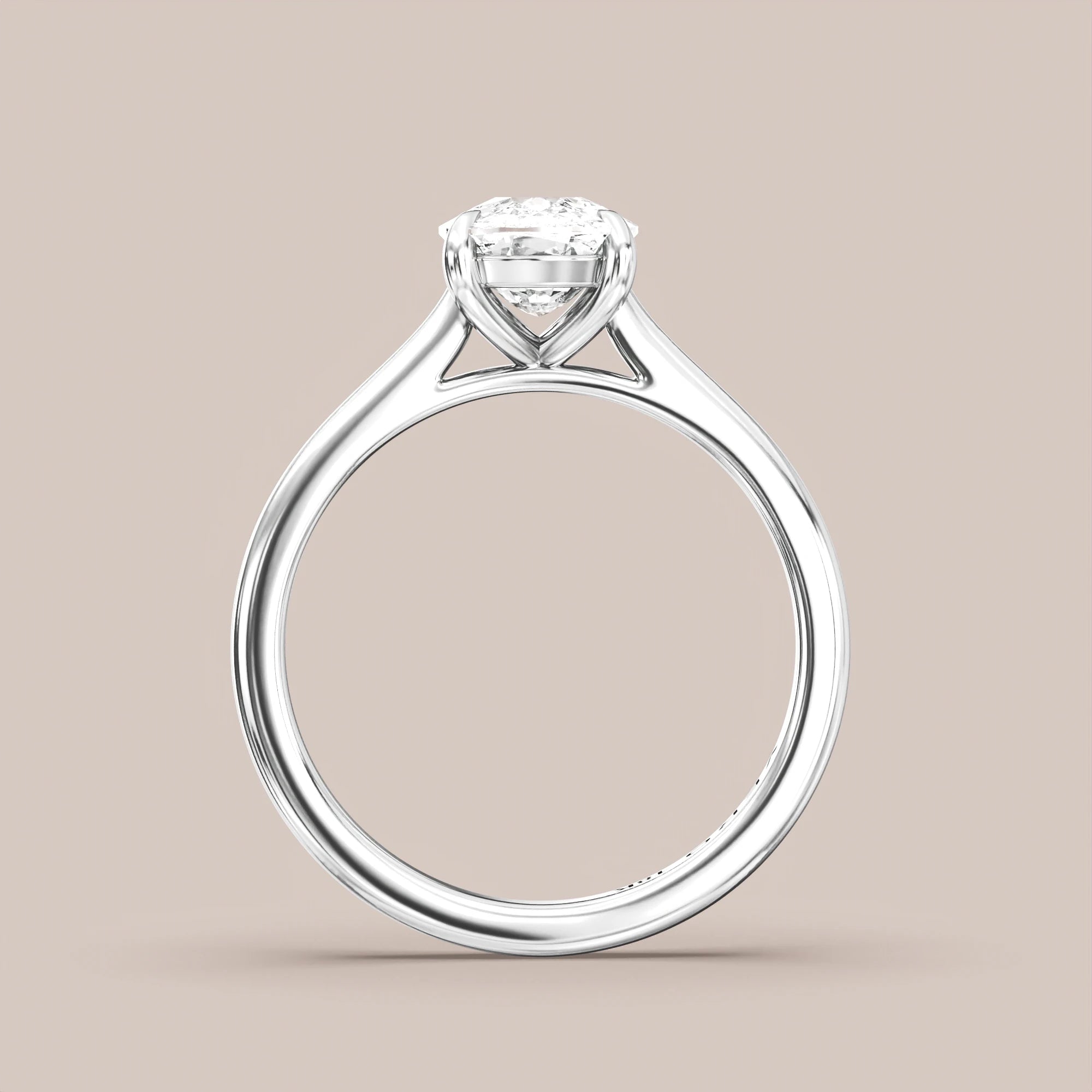 Elongated - White gold