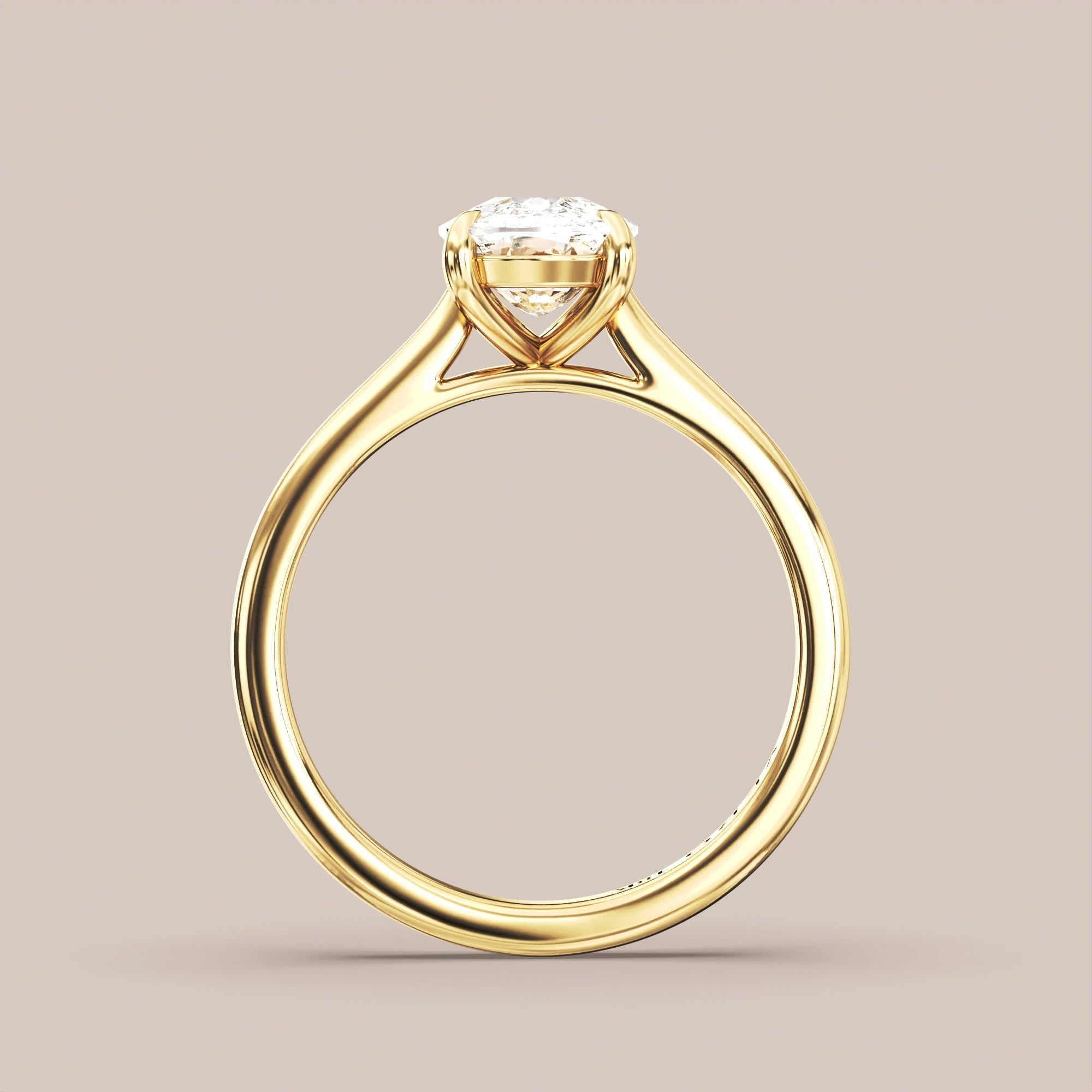 Elongated - Yellow gold