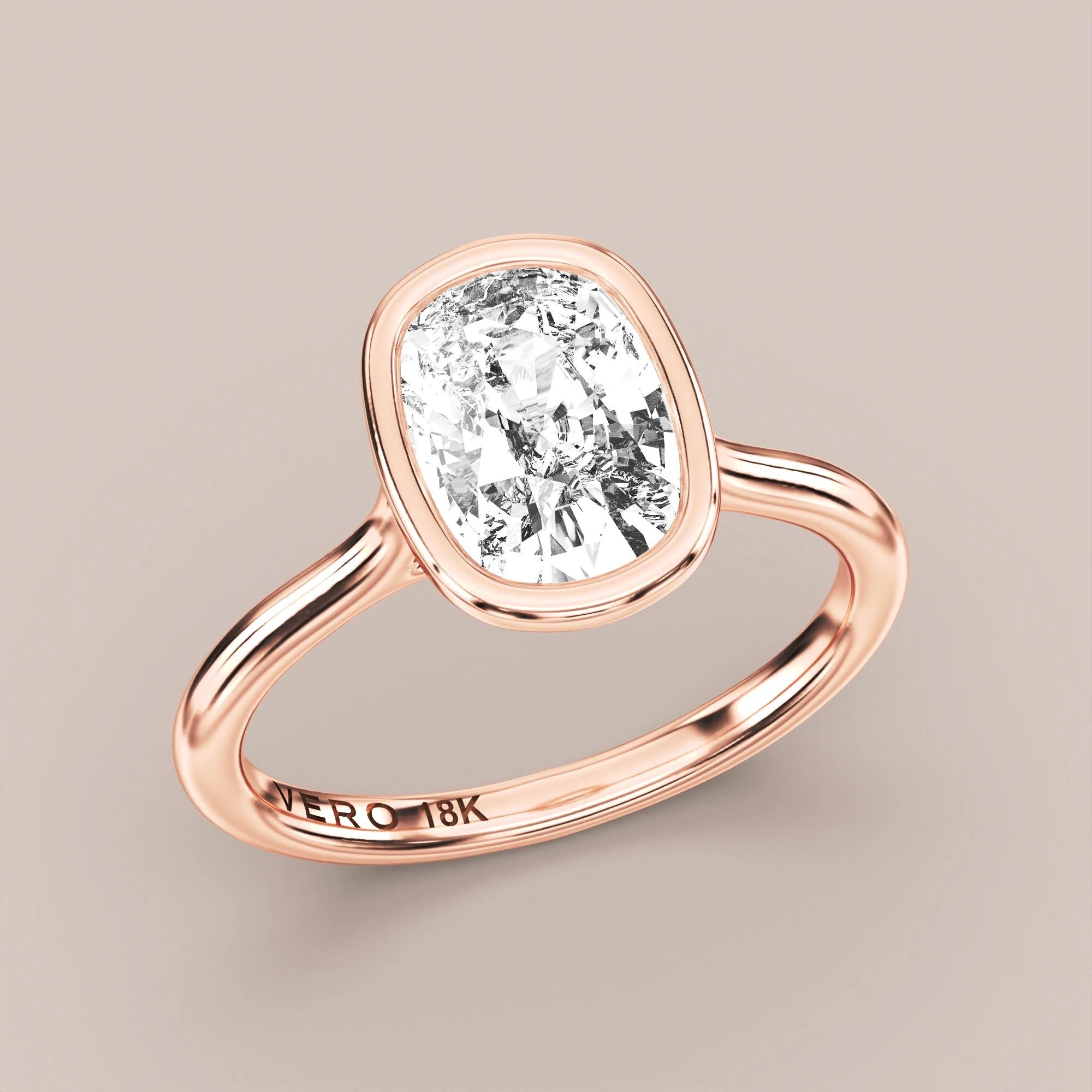 Elongated - Rose gold