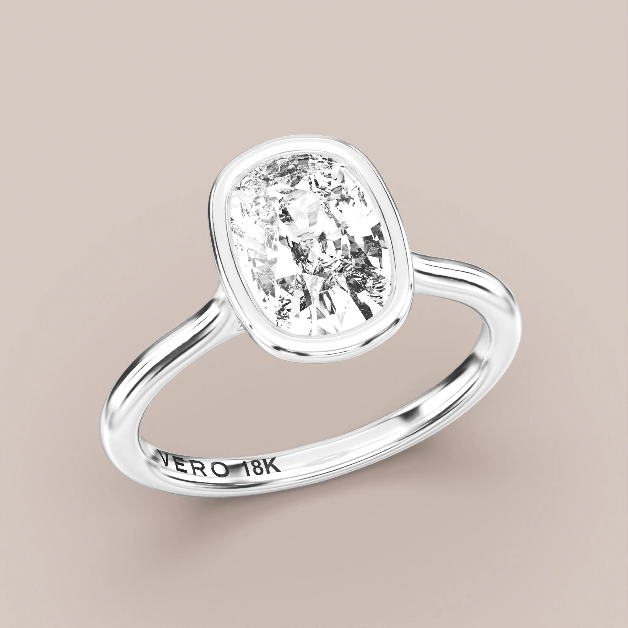 Elongated - White gold