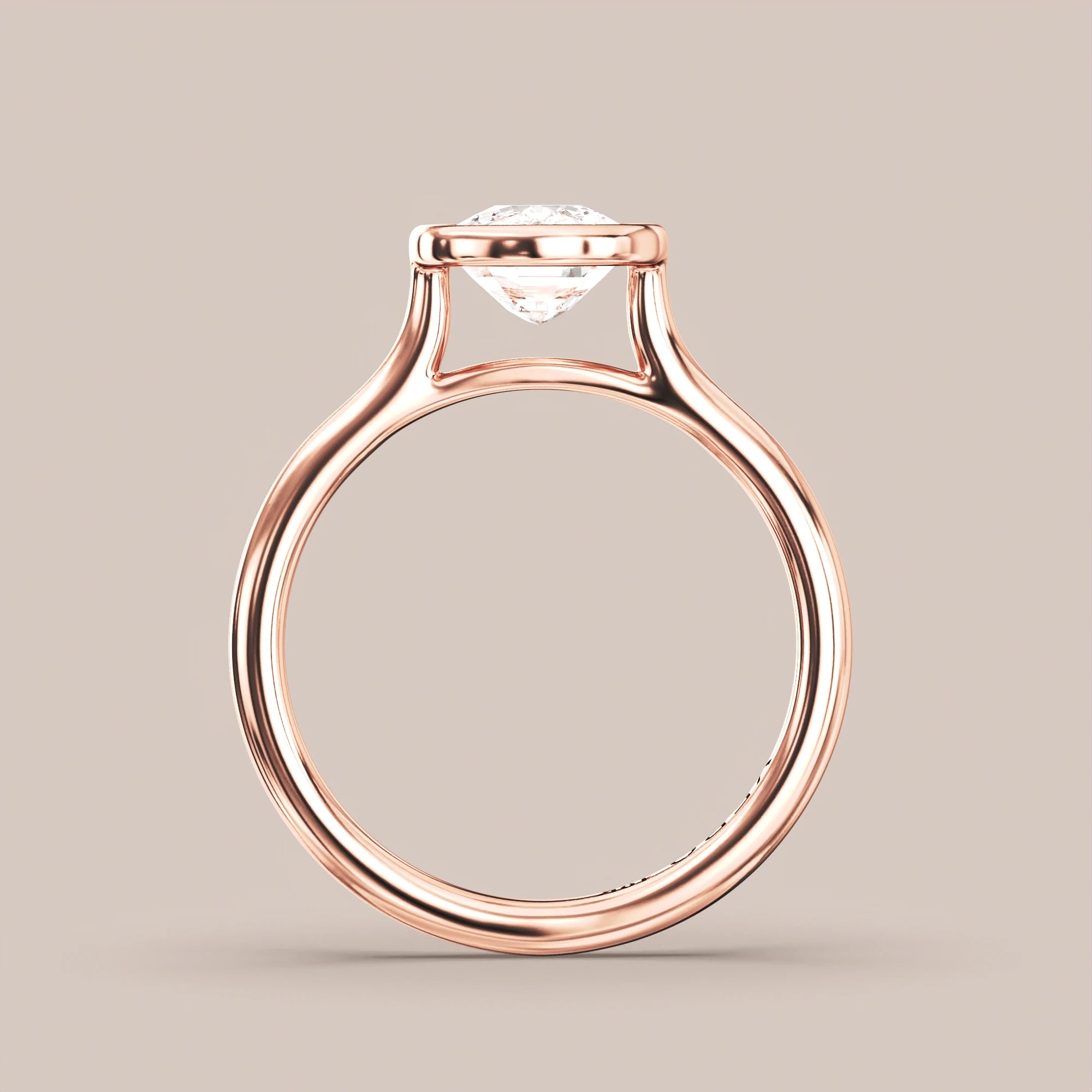 Elongated - Rose gold