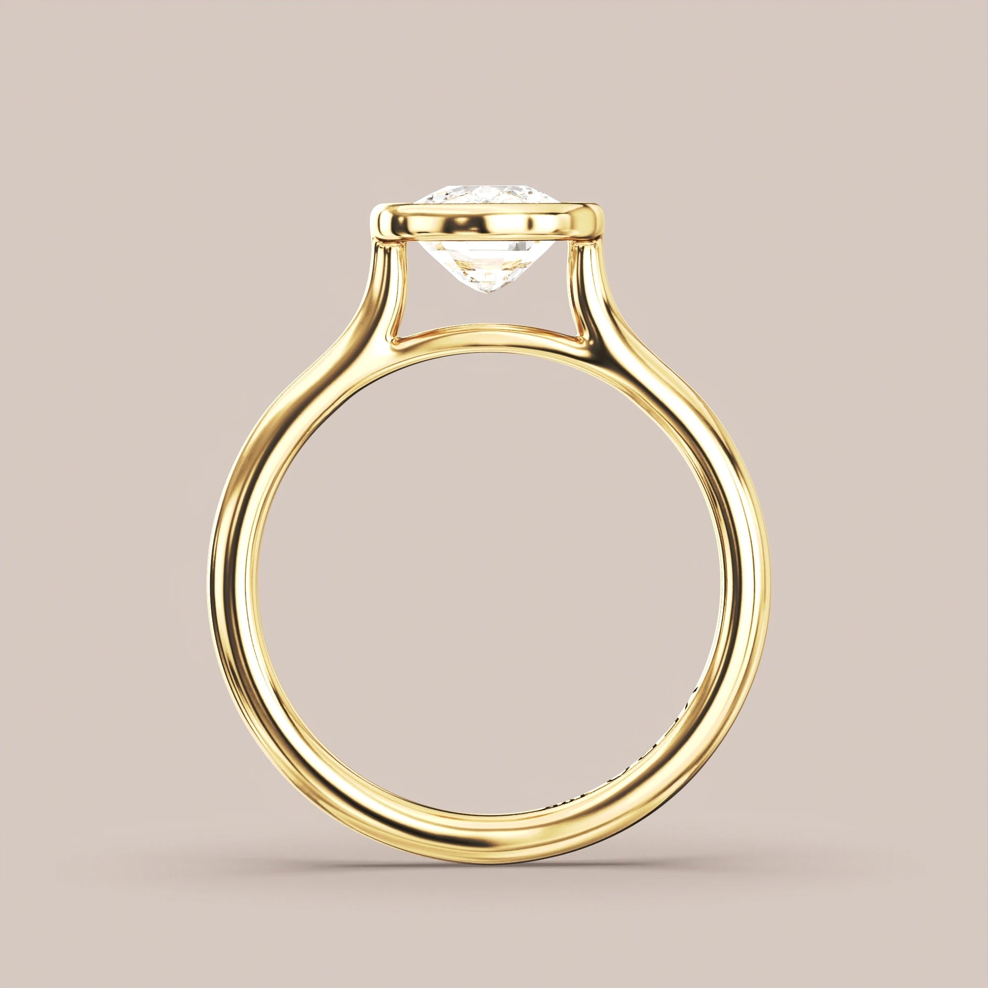 Elongated - Yellow gold