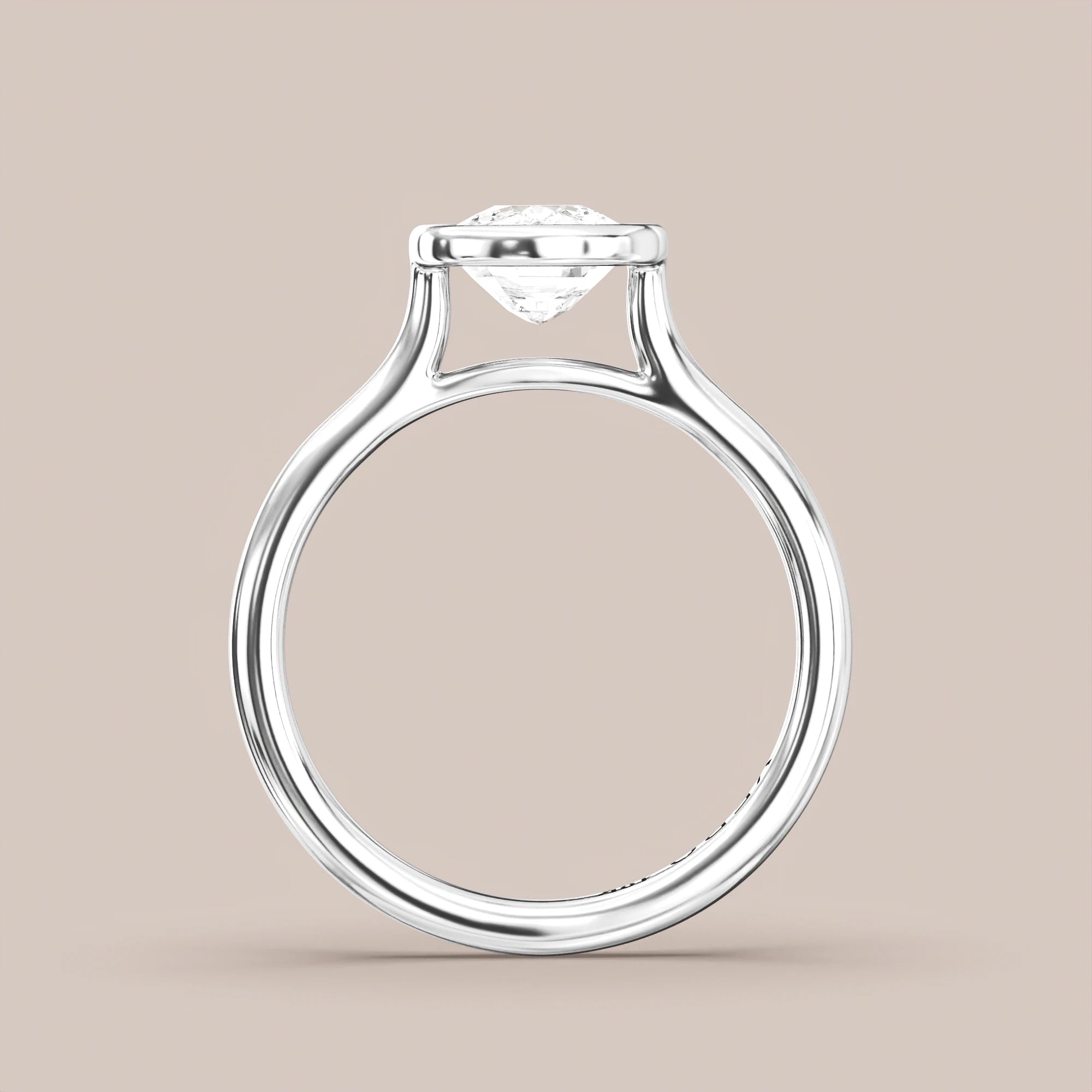 Elongated - White gold