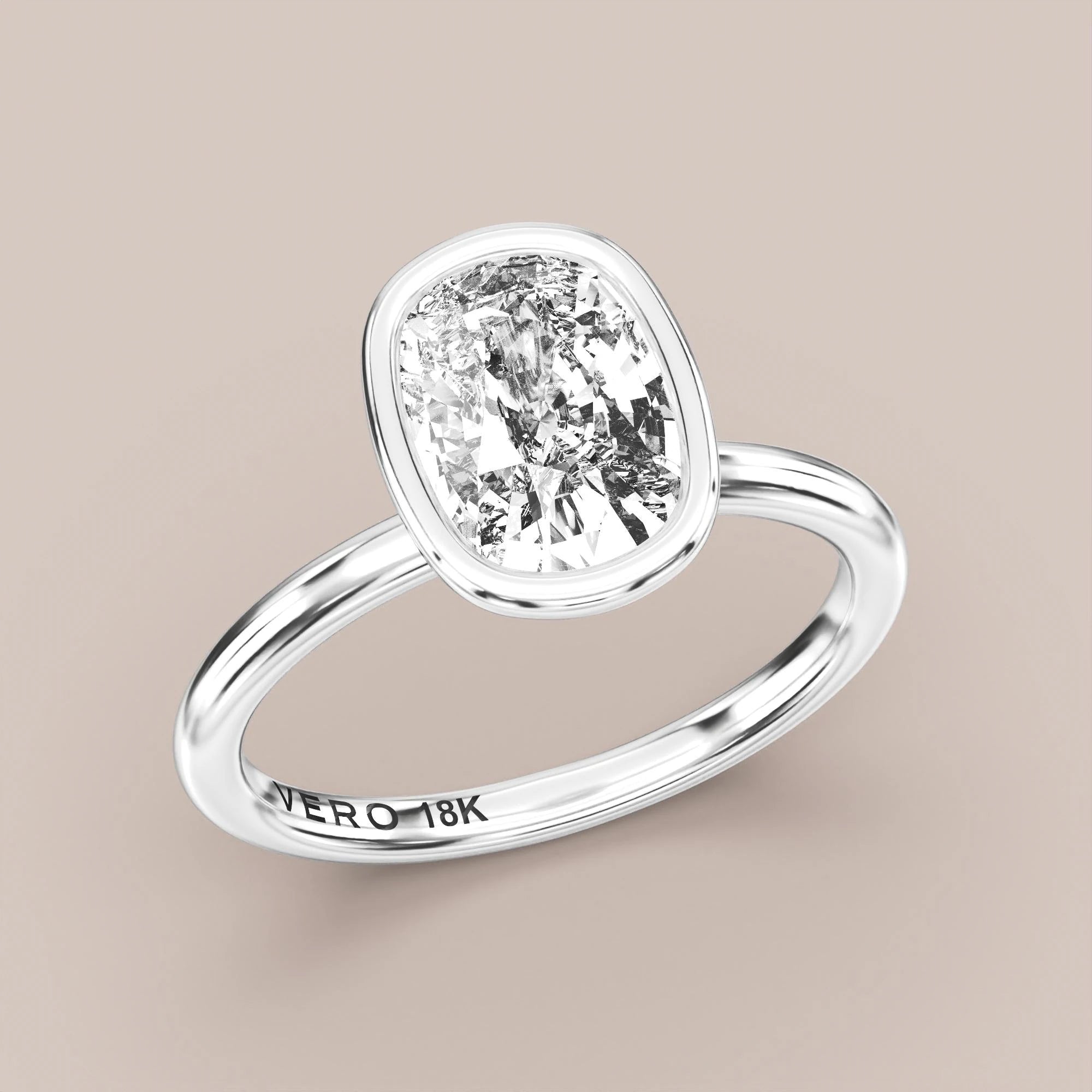 Elongated - White gold