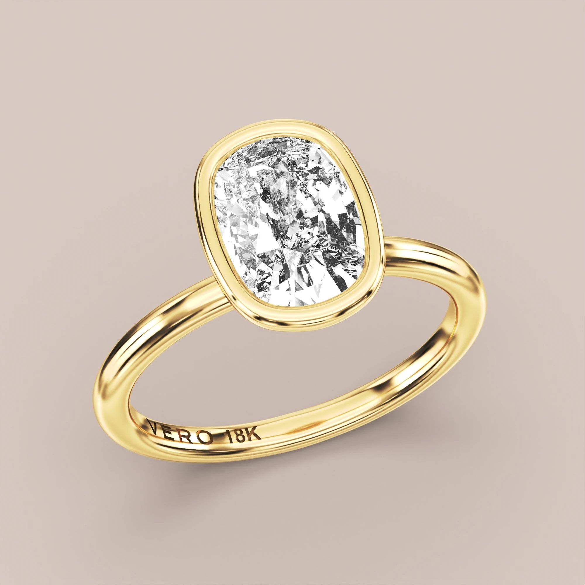 Elongated - Yellow gold