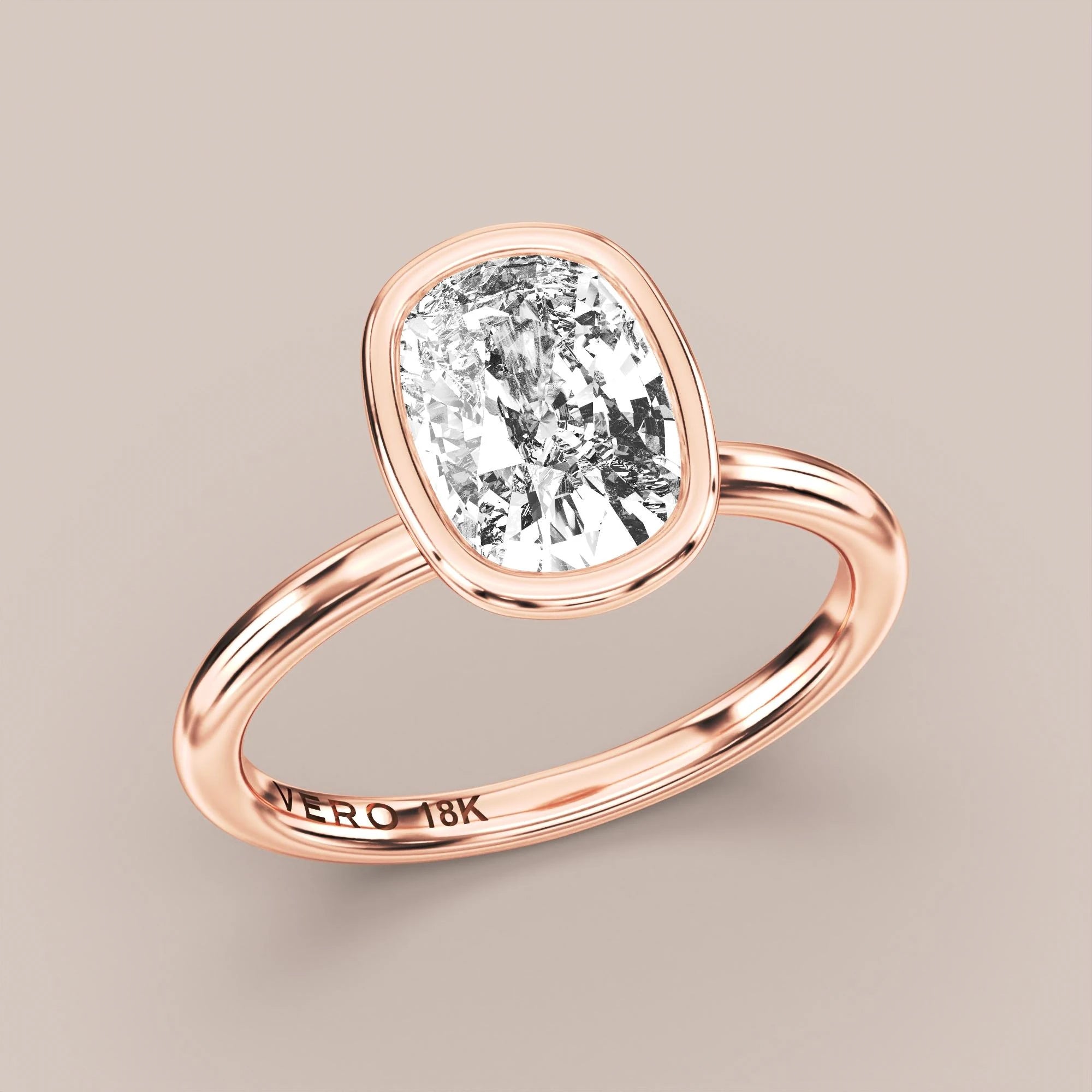 Elongated - Rose gold