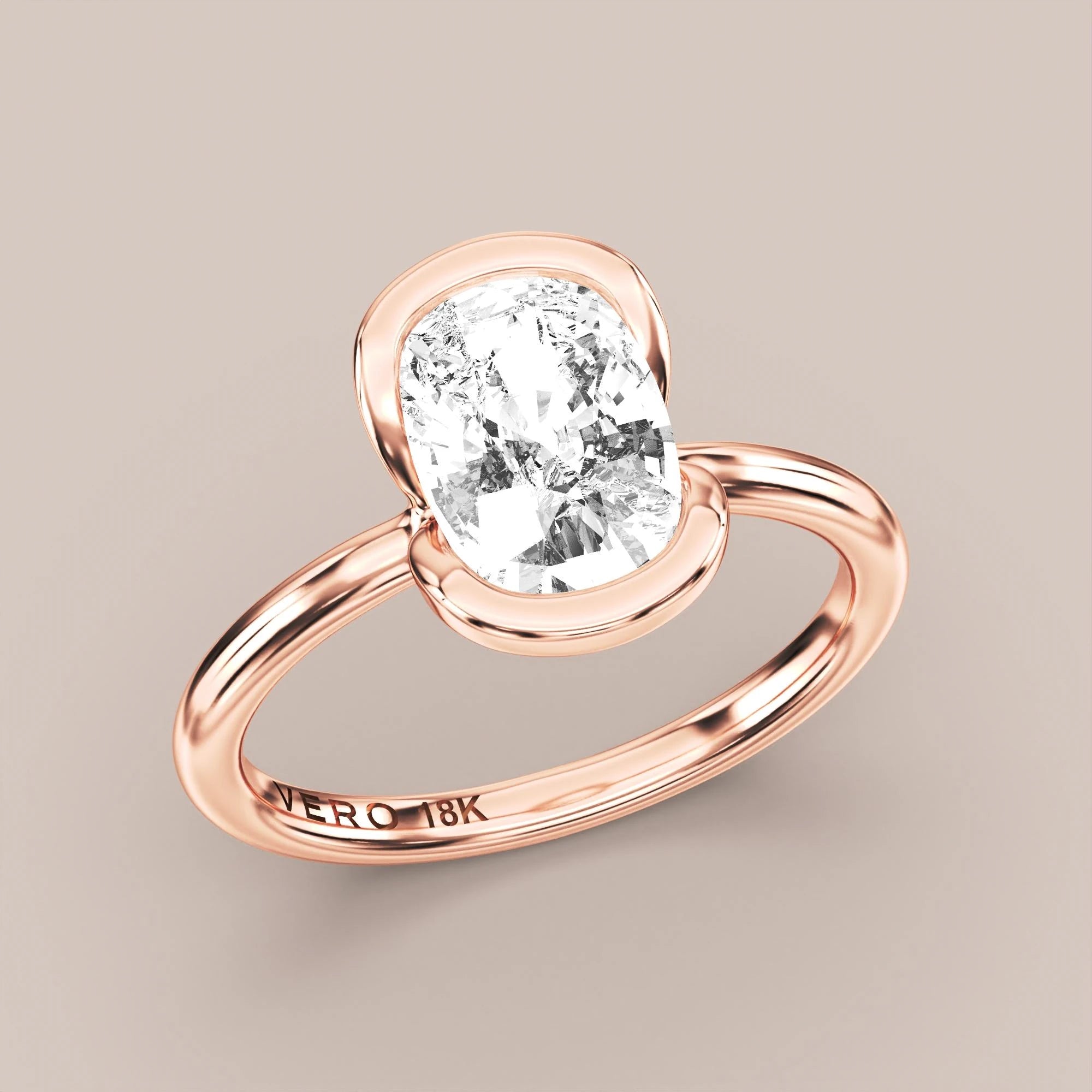 Elongated - Rose gold