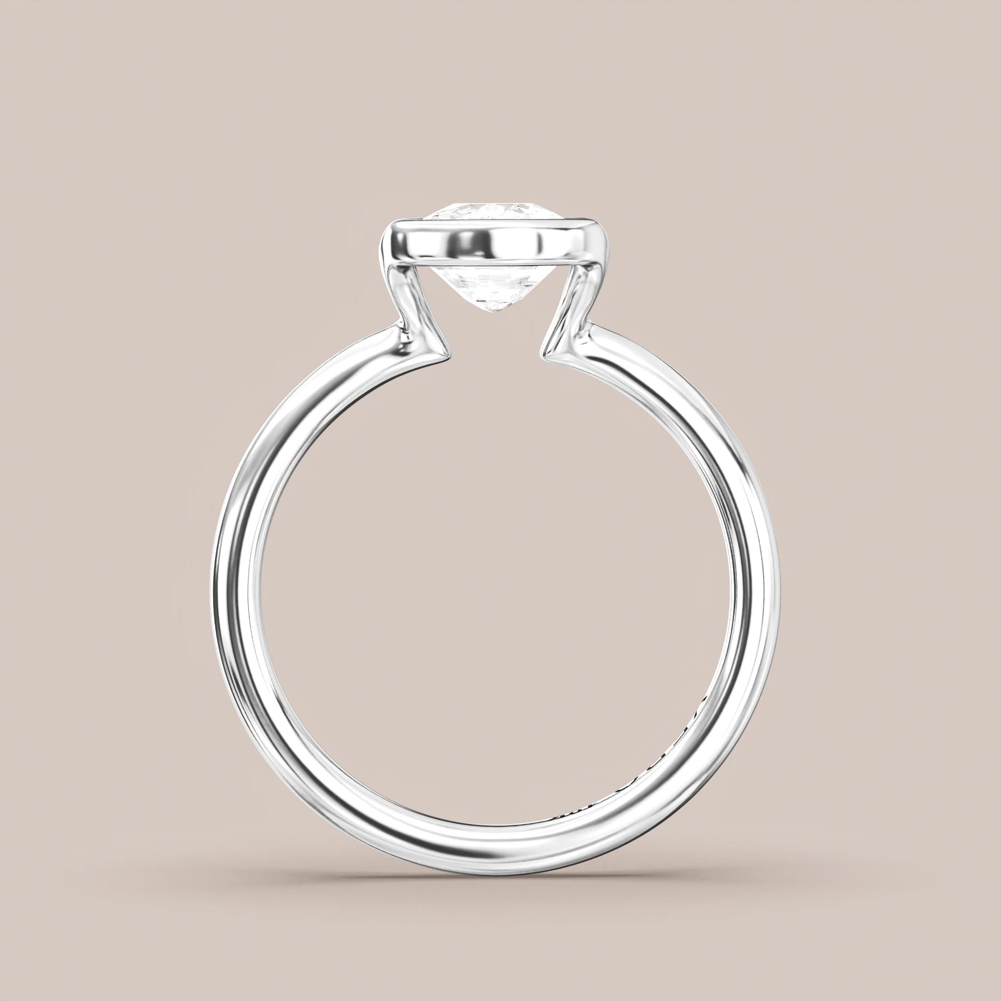 Elongated - White gold