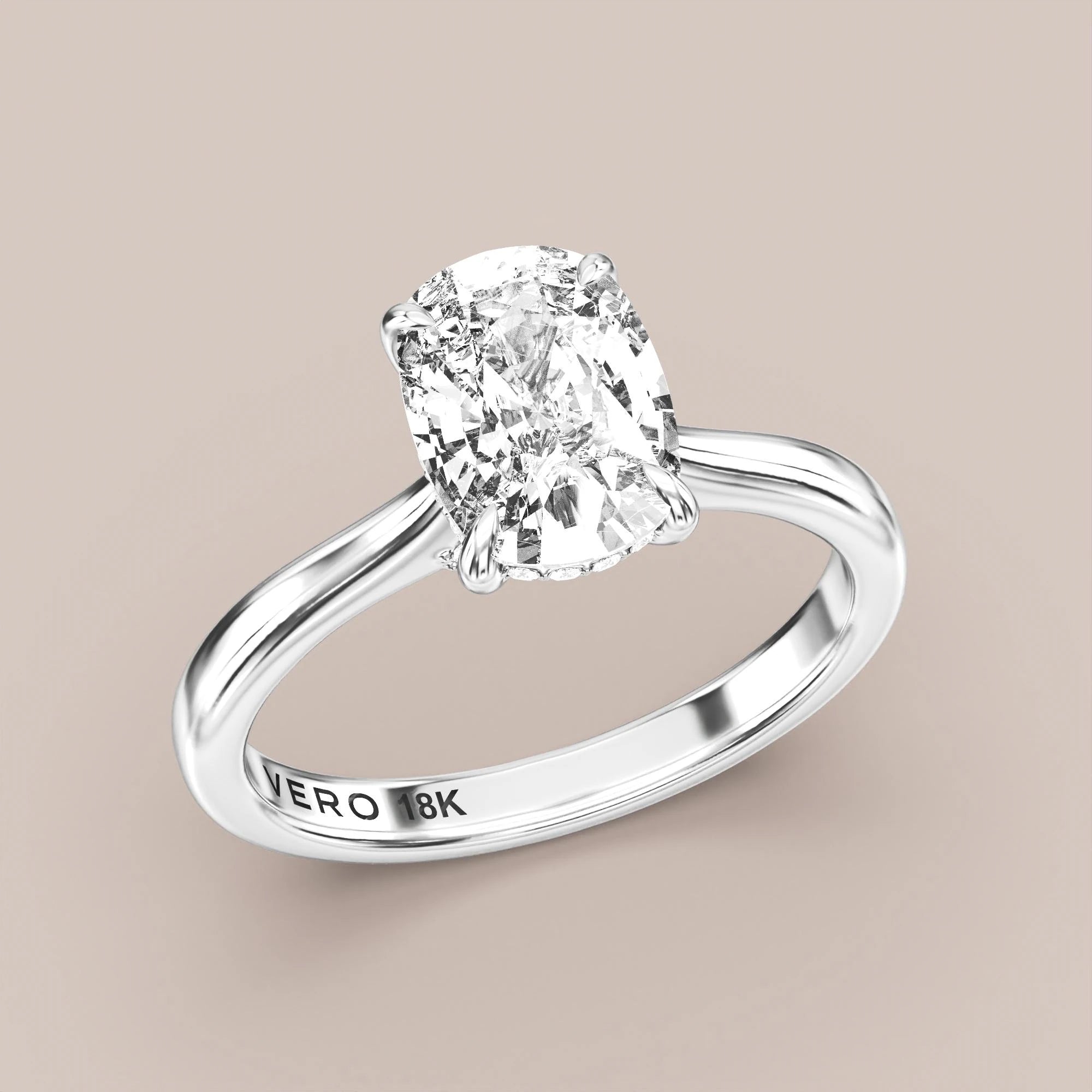 Elongated - White gold