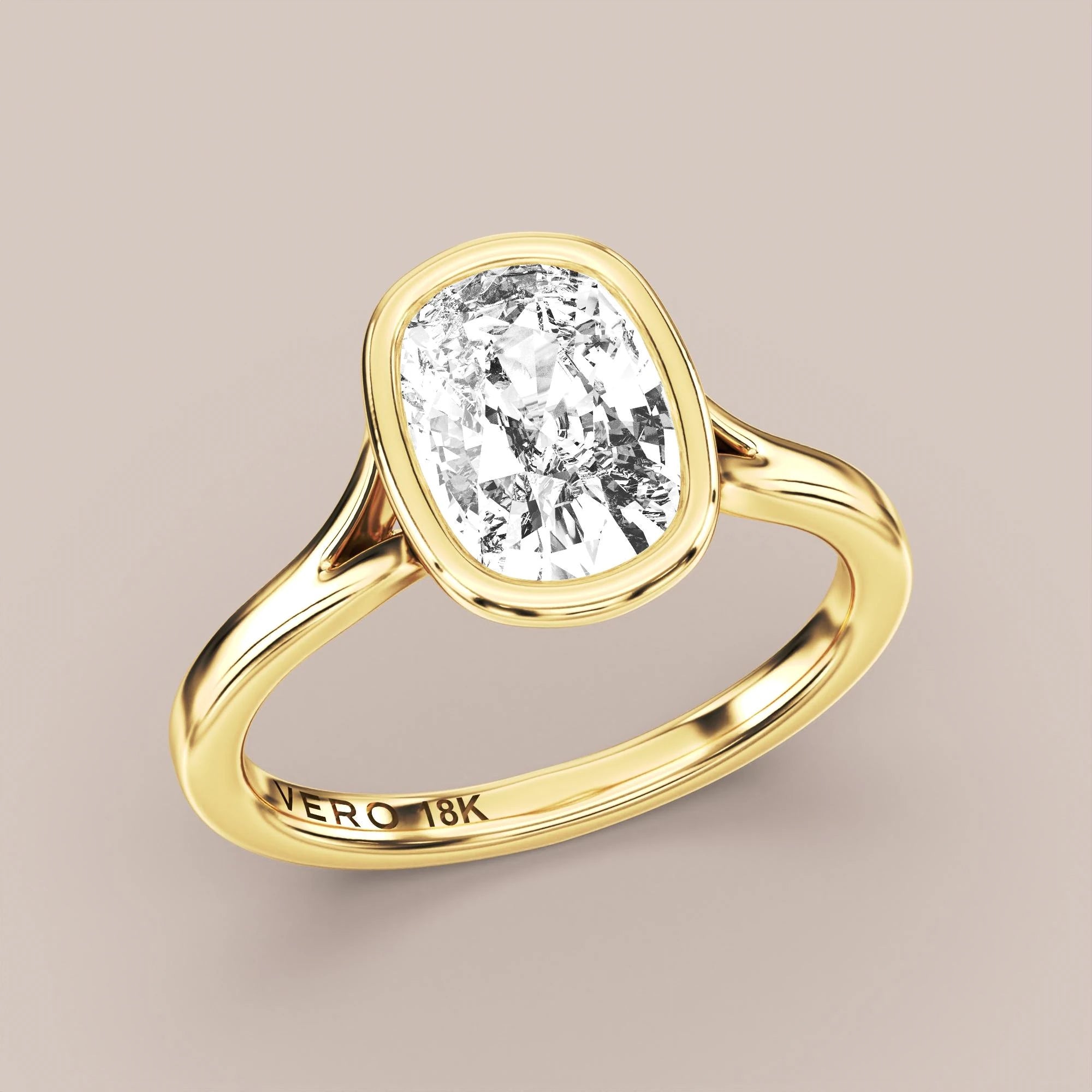 Elongated - Yellow gold