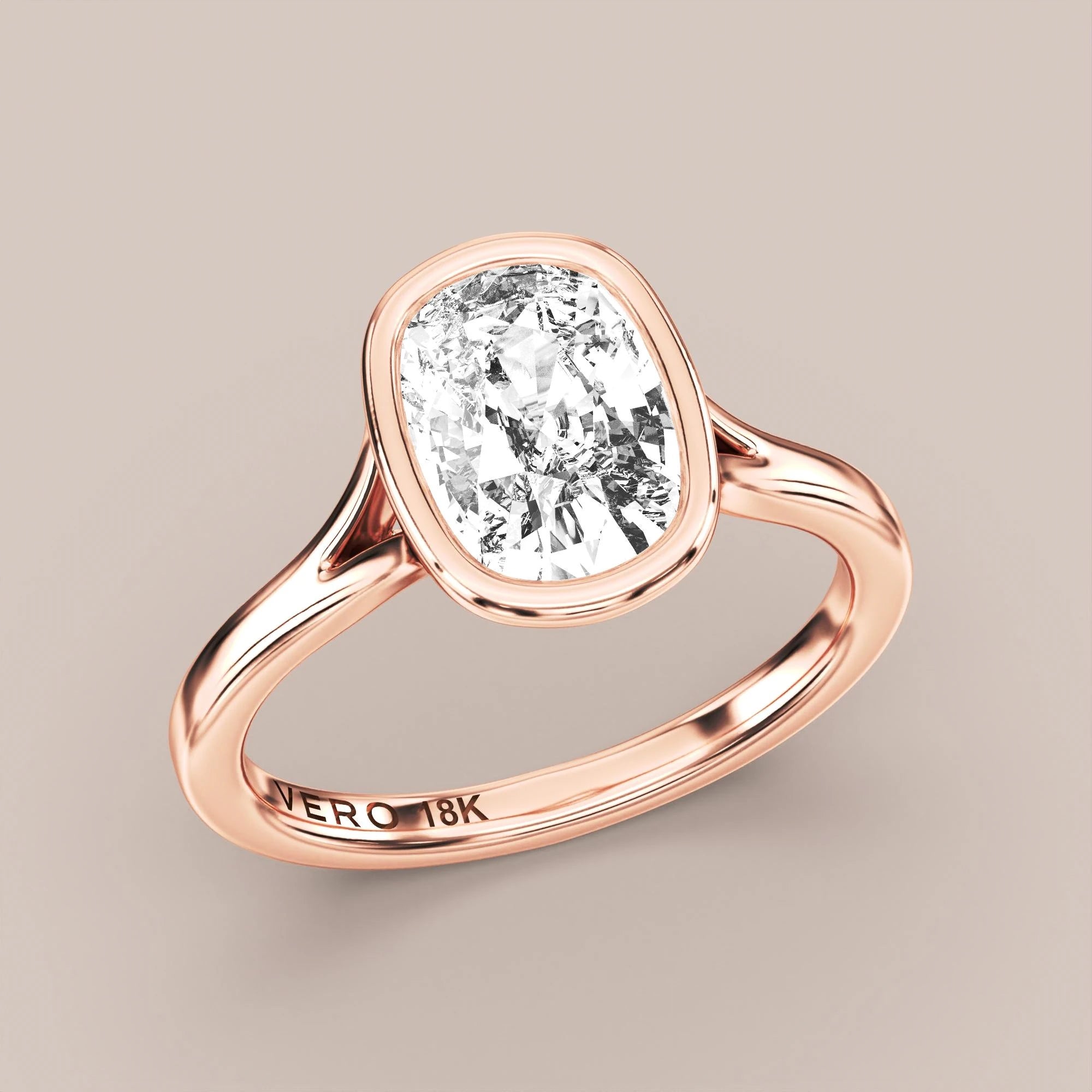 Elongated - Rose gold