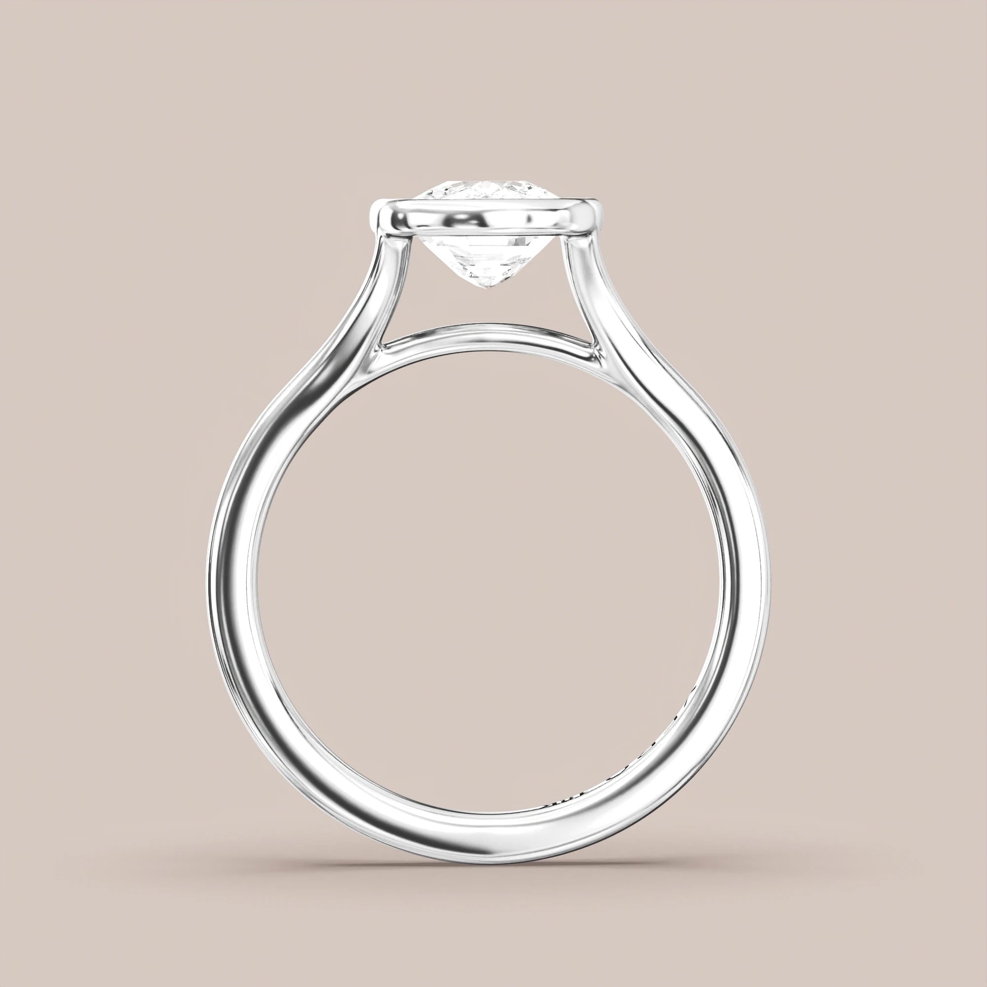 Elongated - White gold