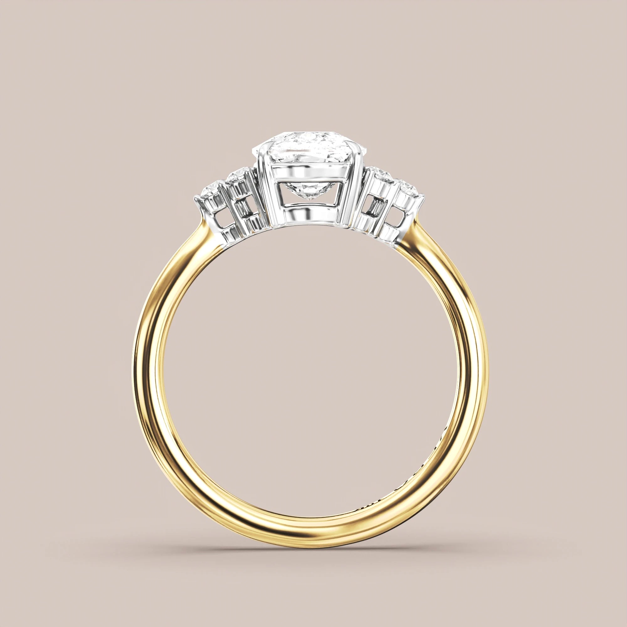 Elongated - Two tone