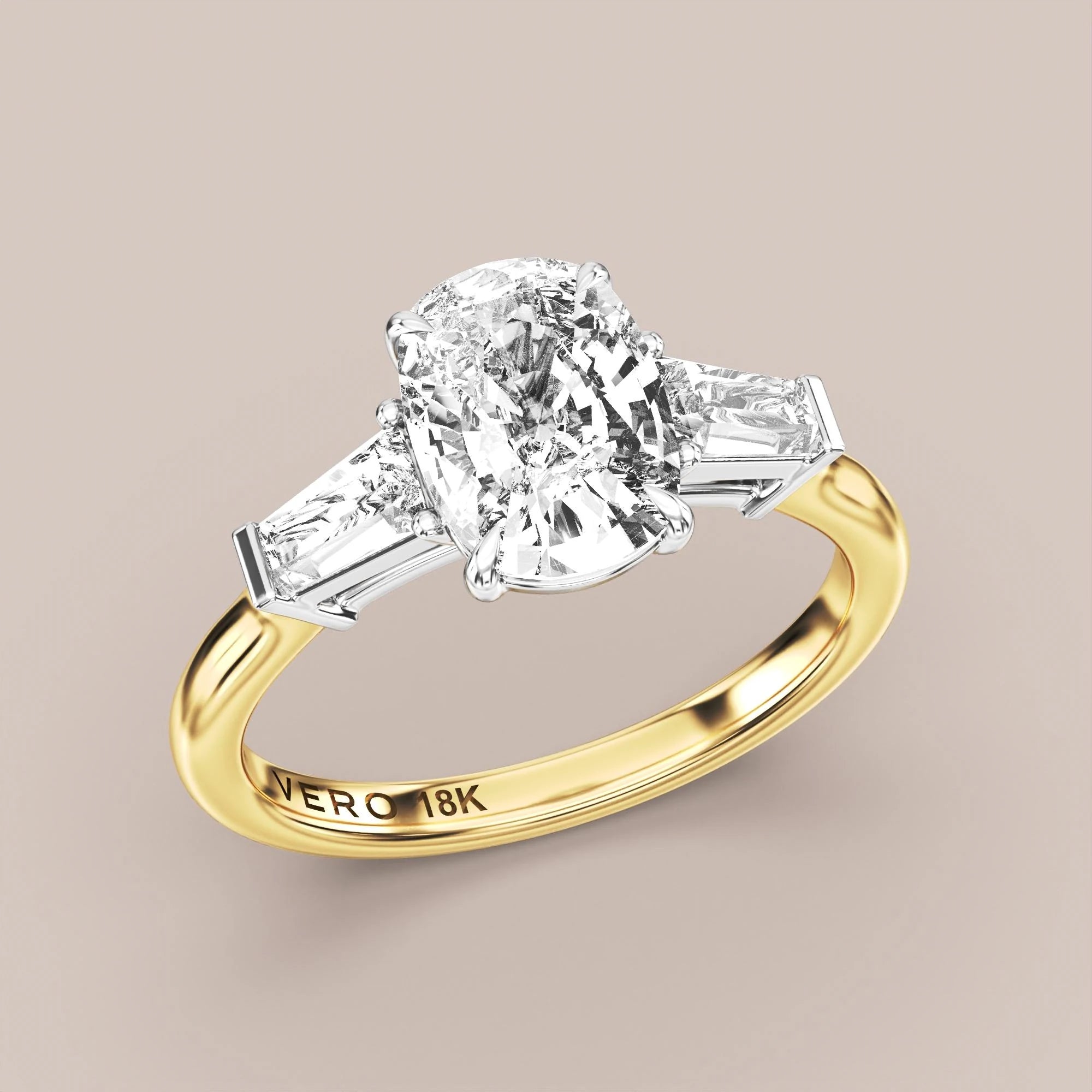 Elongated - Two tone