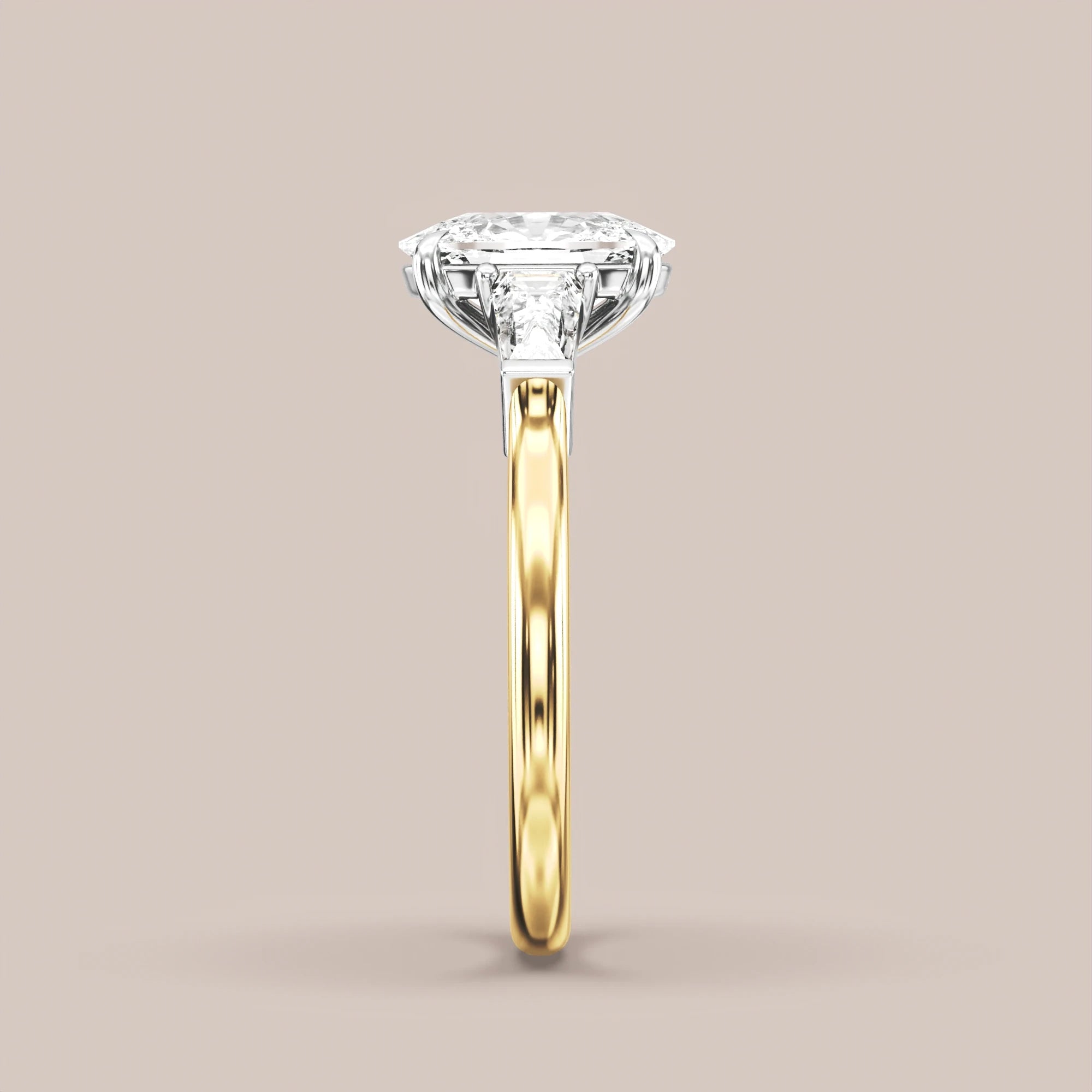 Elongated - Two tone