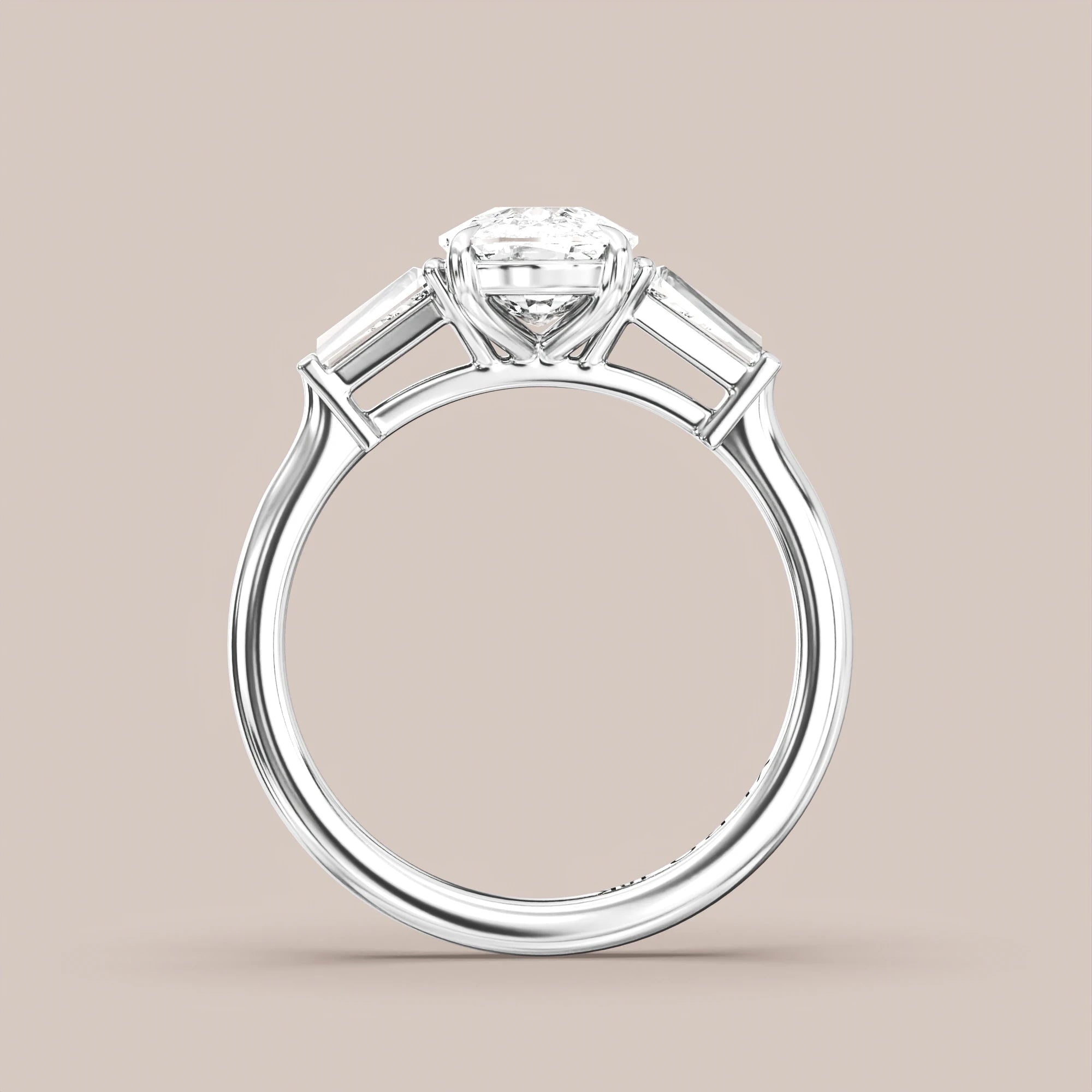 Elongated - White gold