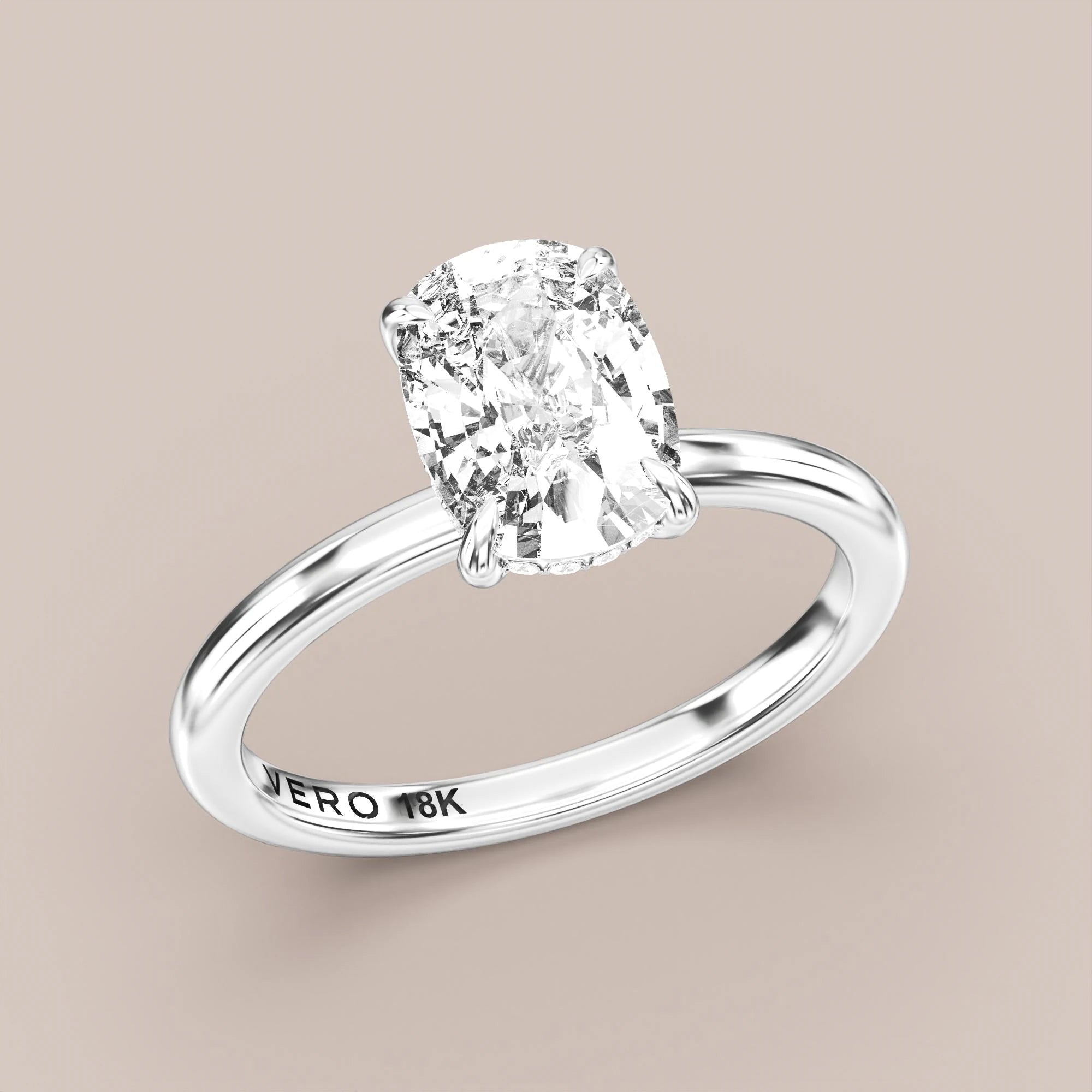 Elongated - White gold