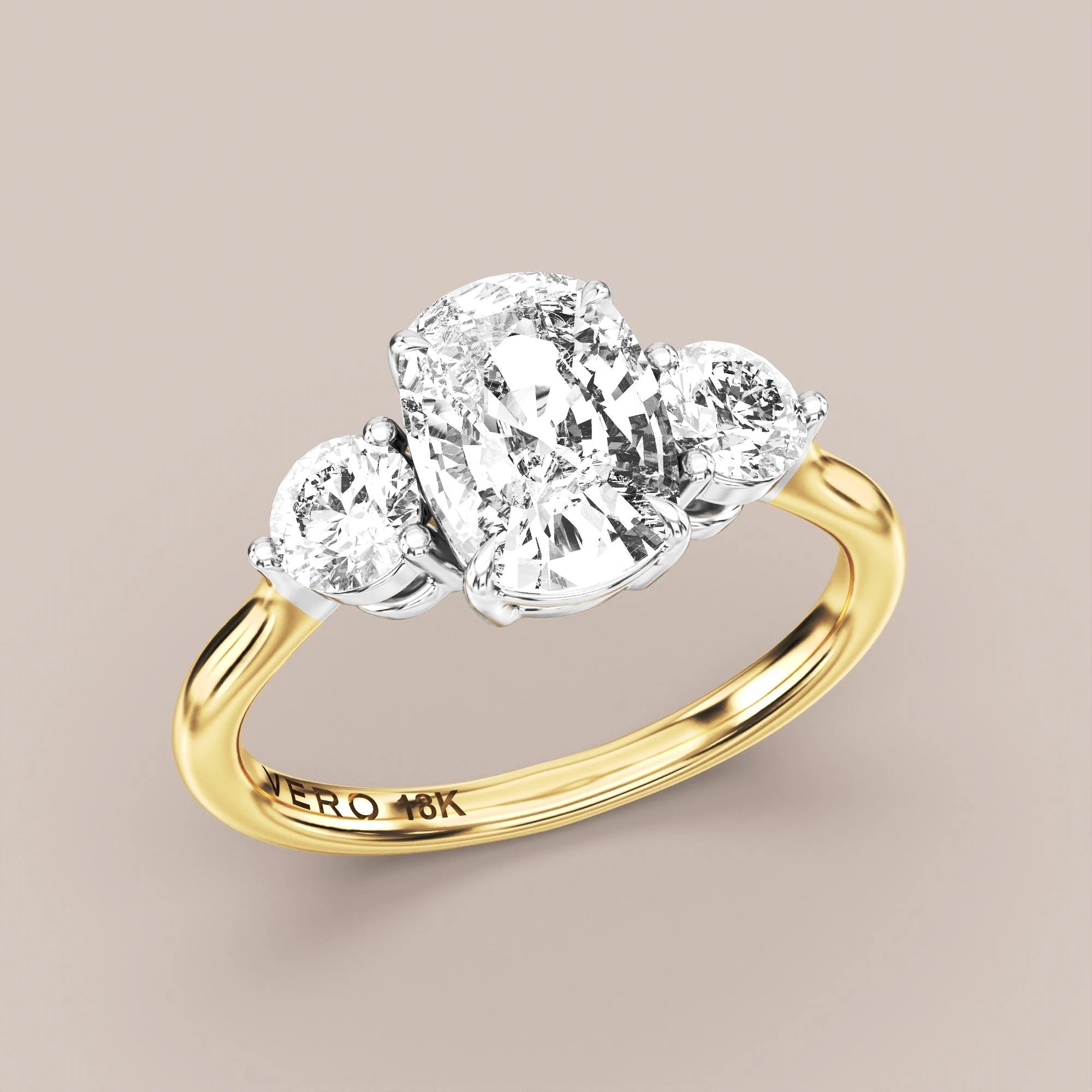 Elongated - Two tone