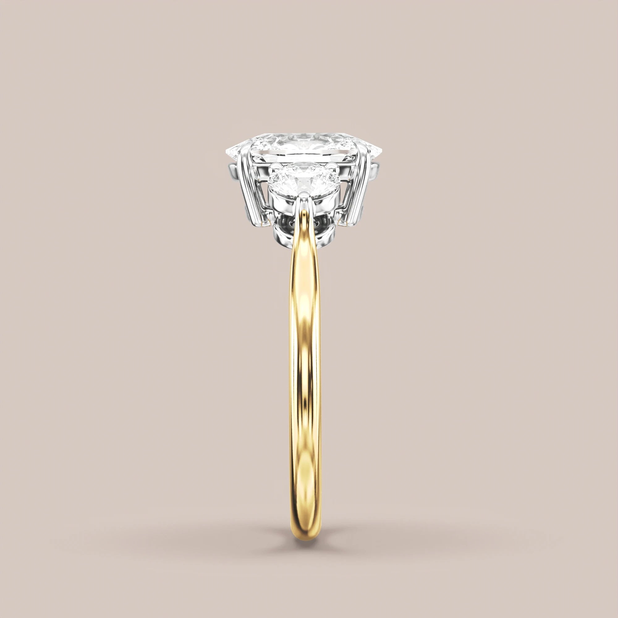 Elongated - Two tone