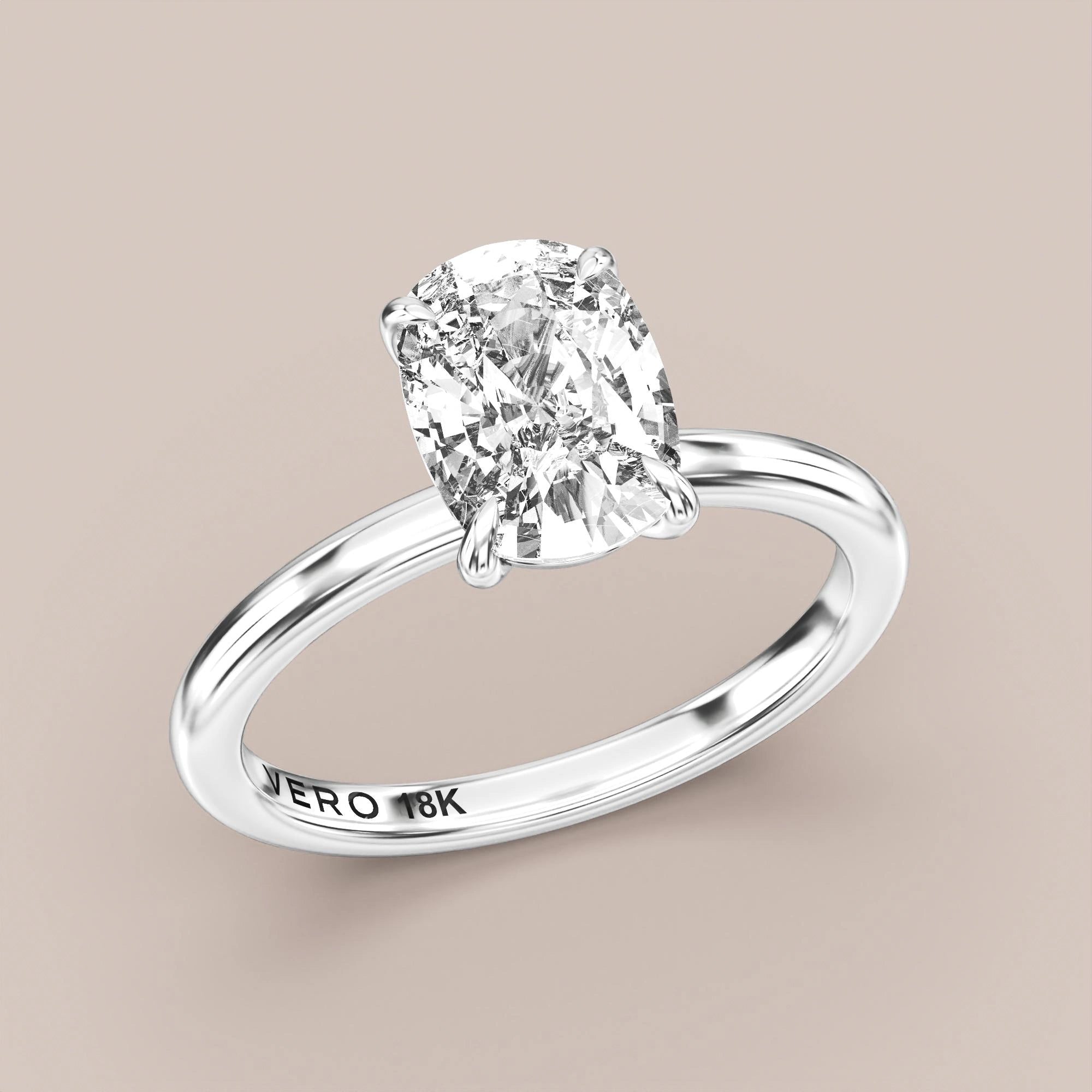 Elongated - White gold