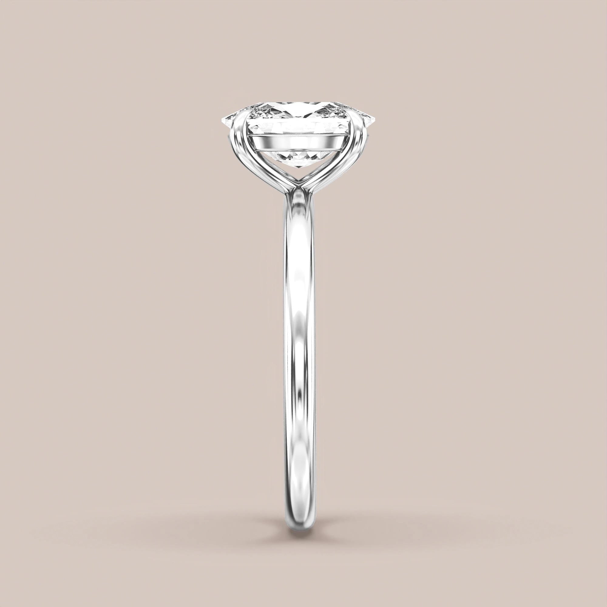 Elongated - White gold