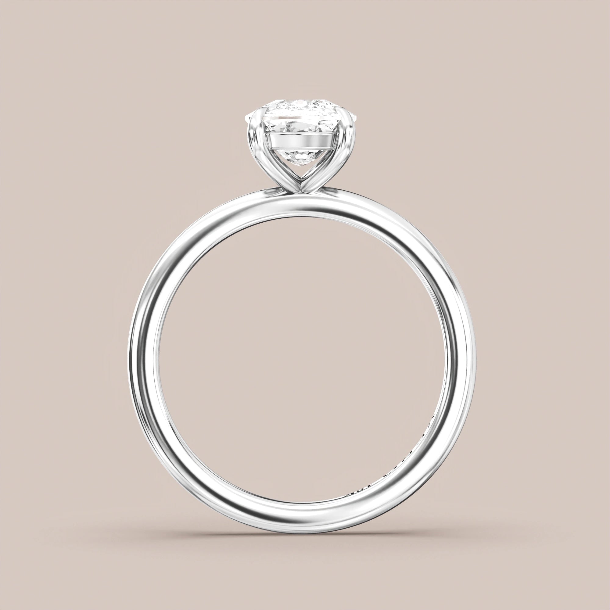 Elongated - White gold