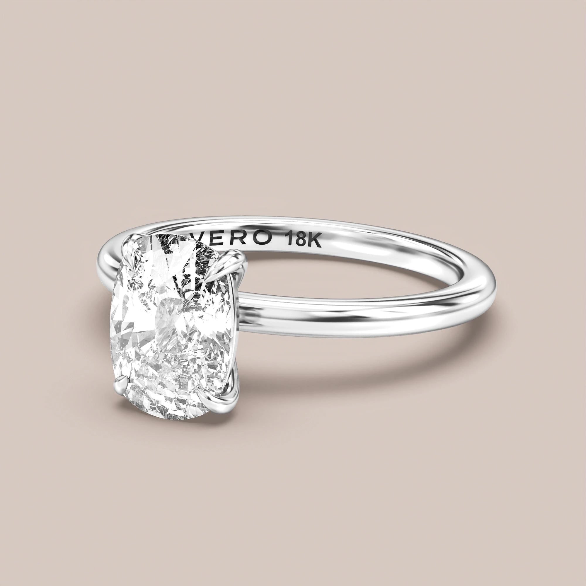 Elongated - White gold