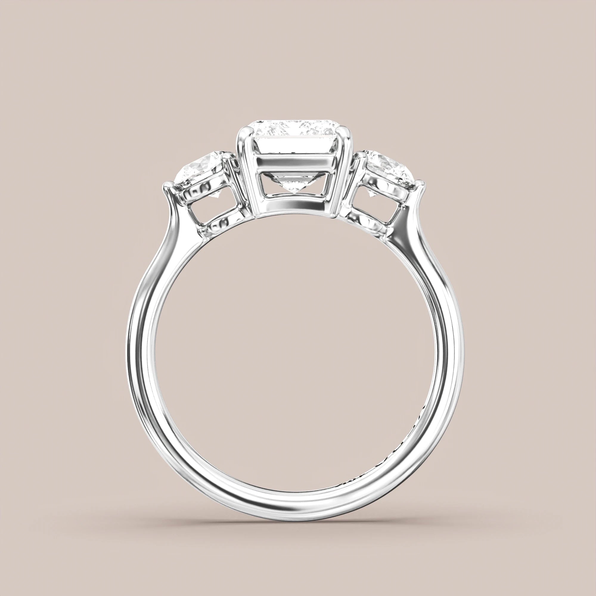 Emerald - White gold