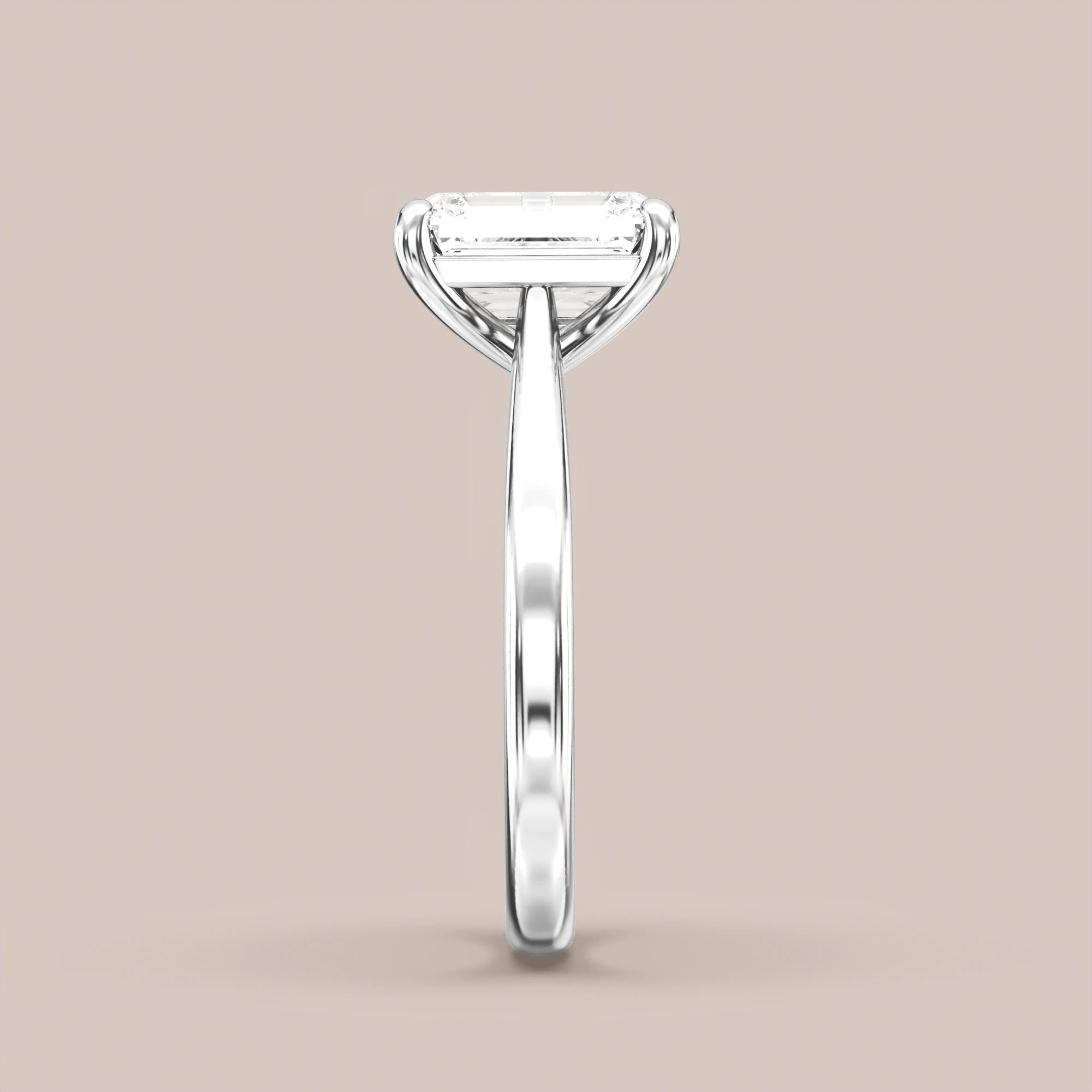 Emerald - White gold