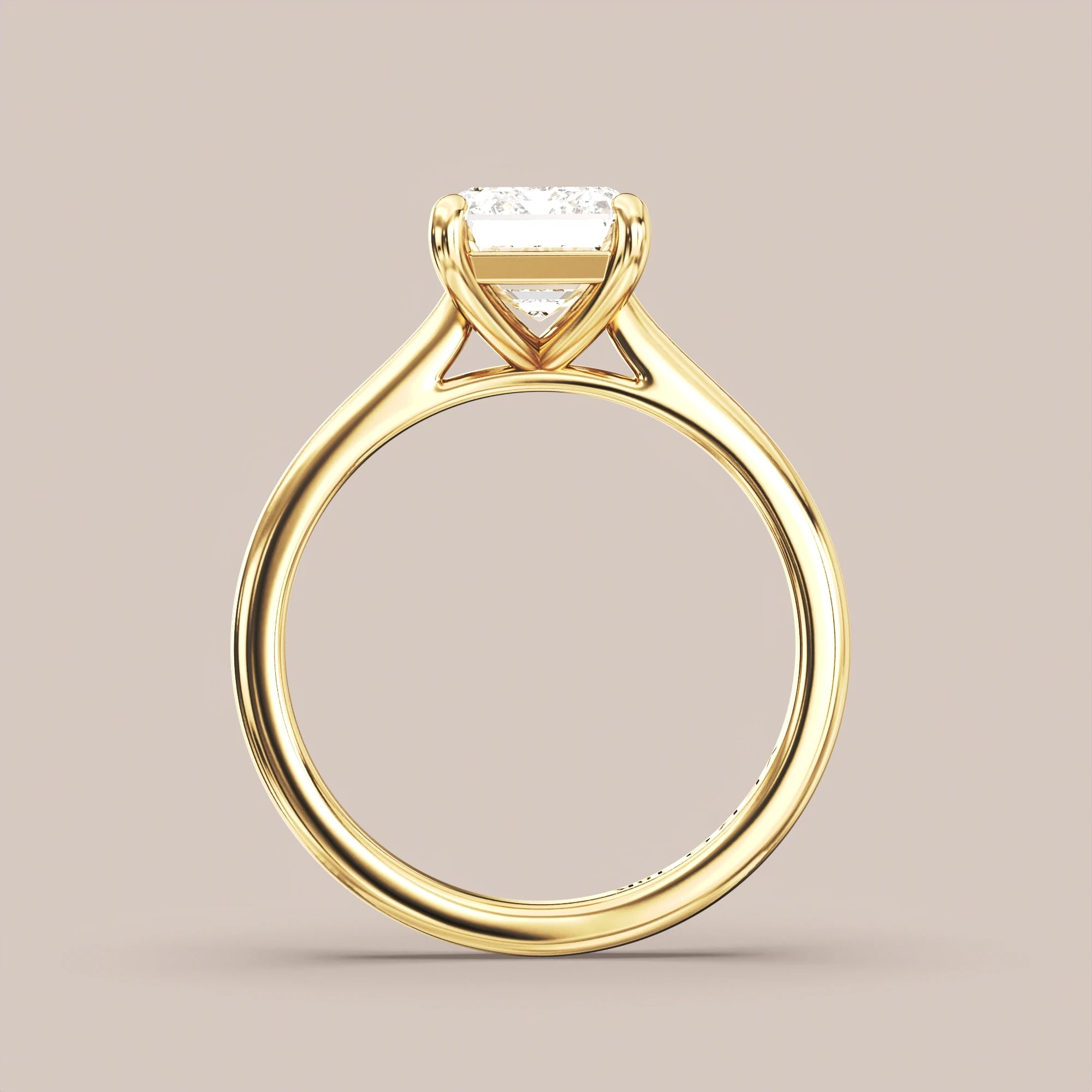 Emerald - Yellow gold