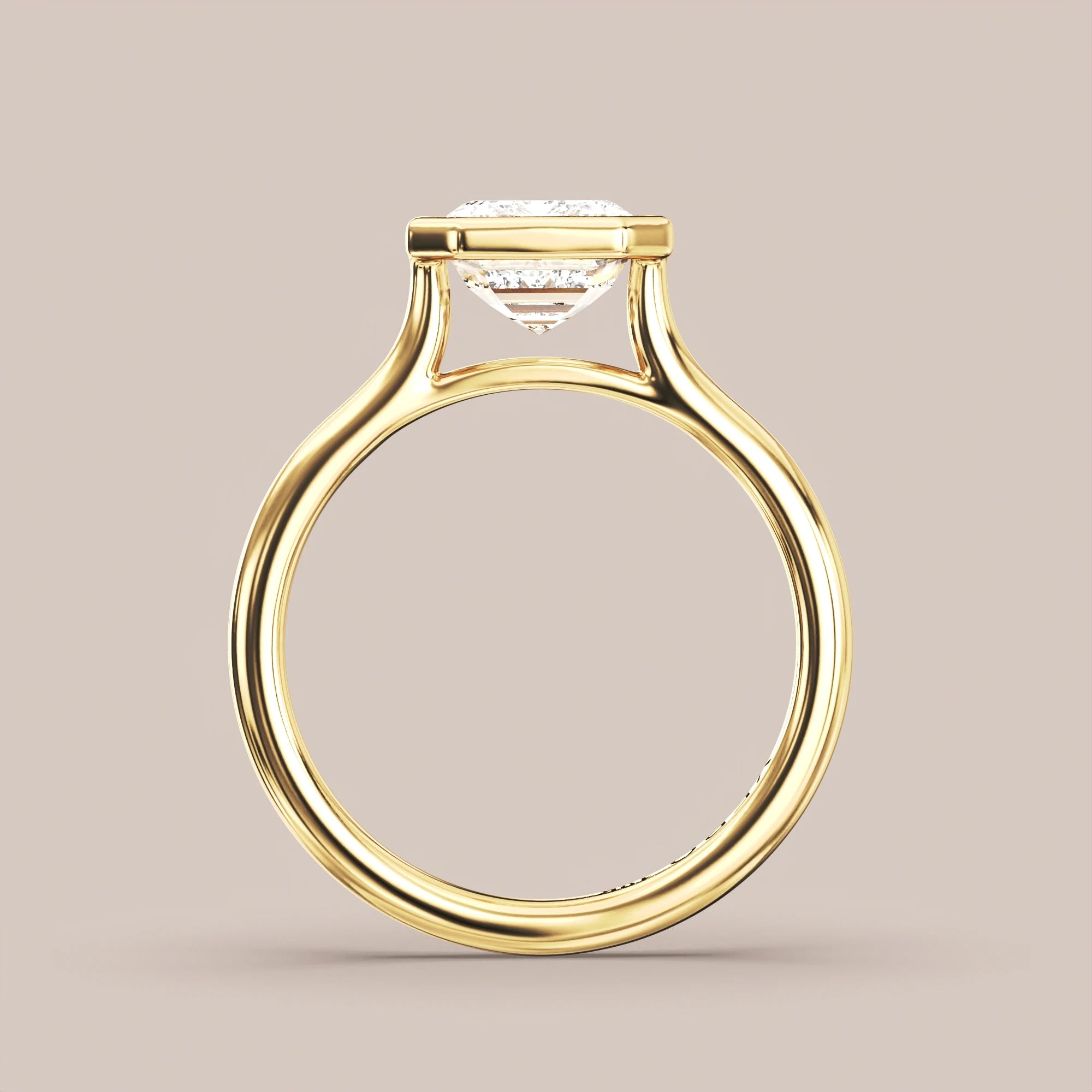 Emerald - Yellow gold