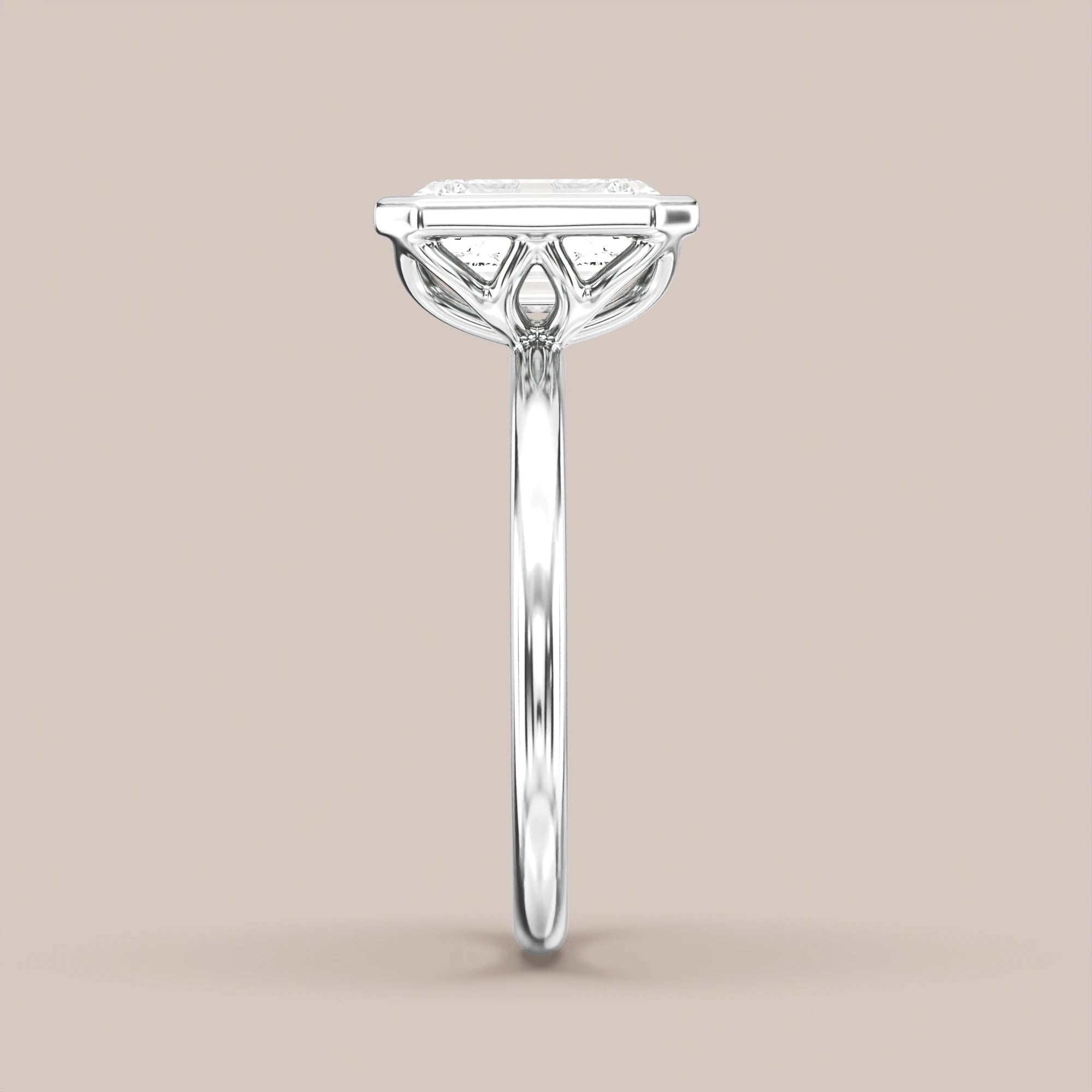 Emerald - White gold