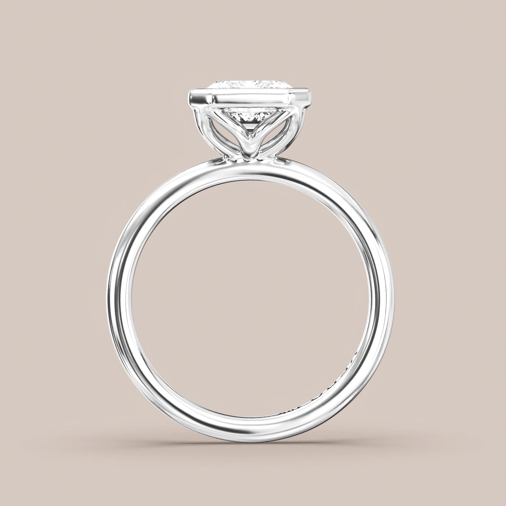 Emerald - White gold