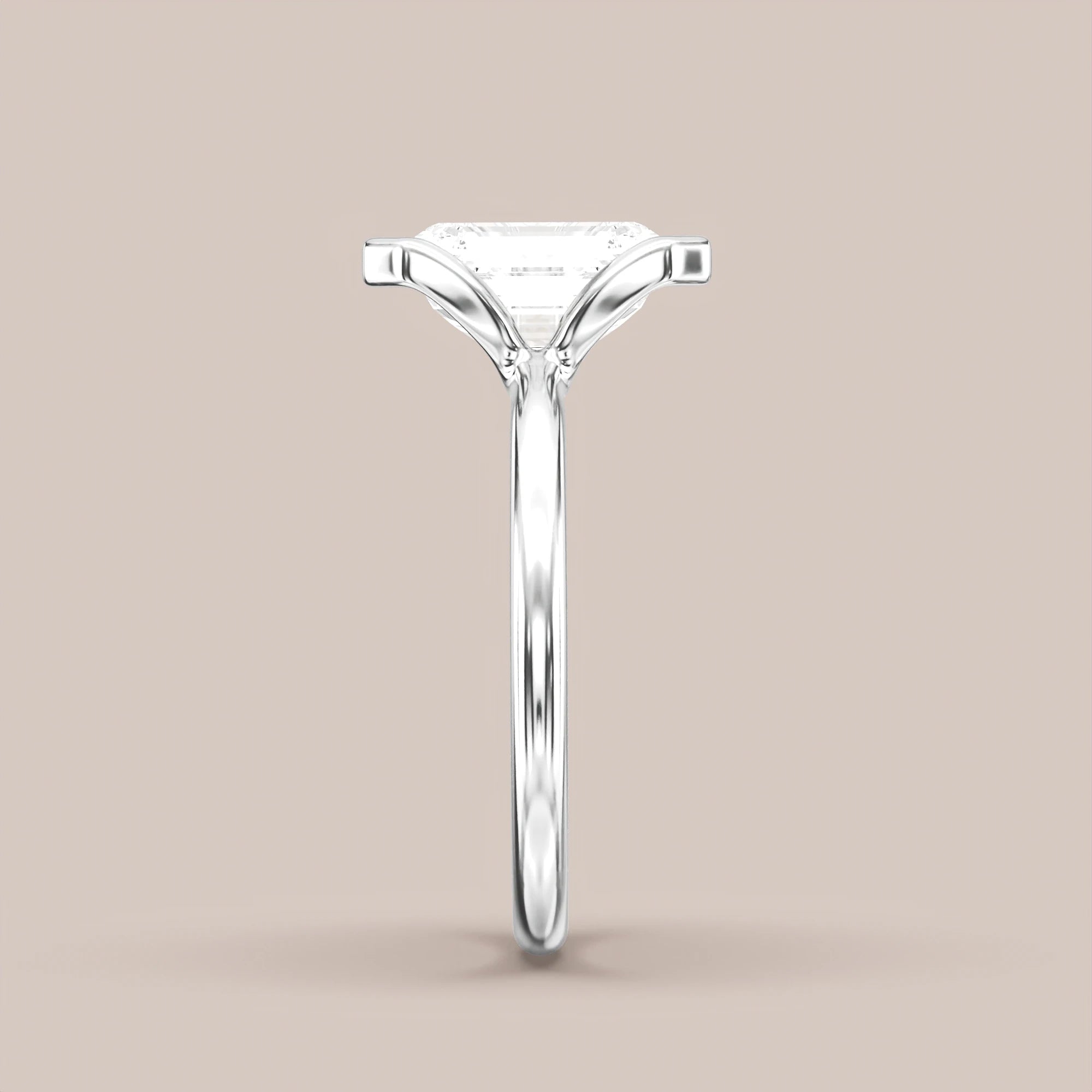 Emerald - White gold