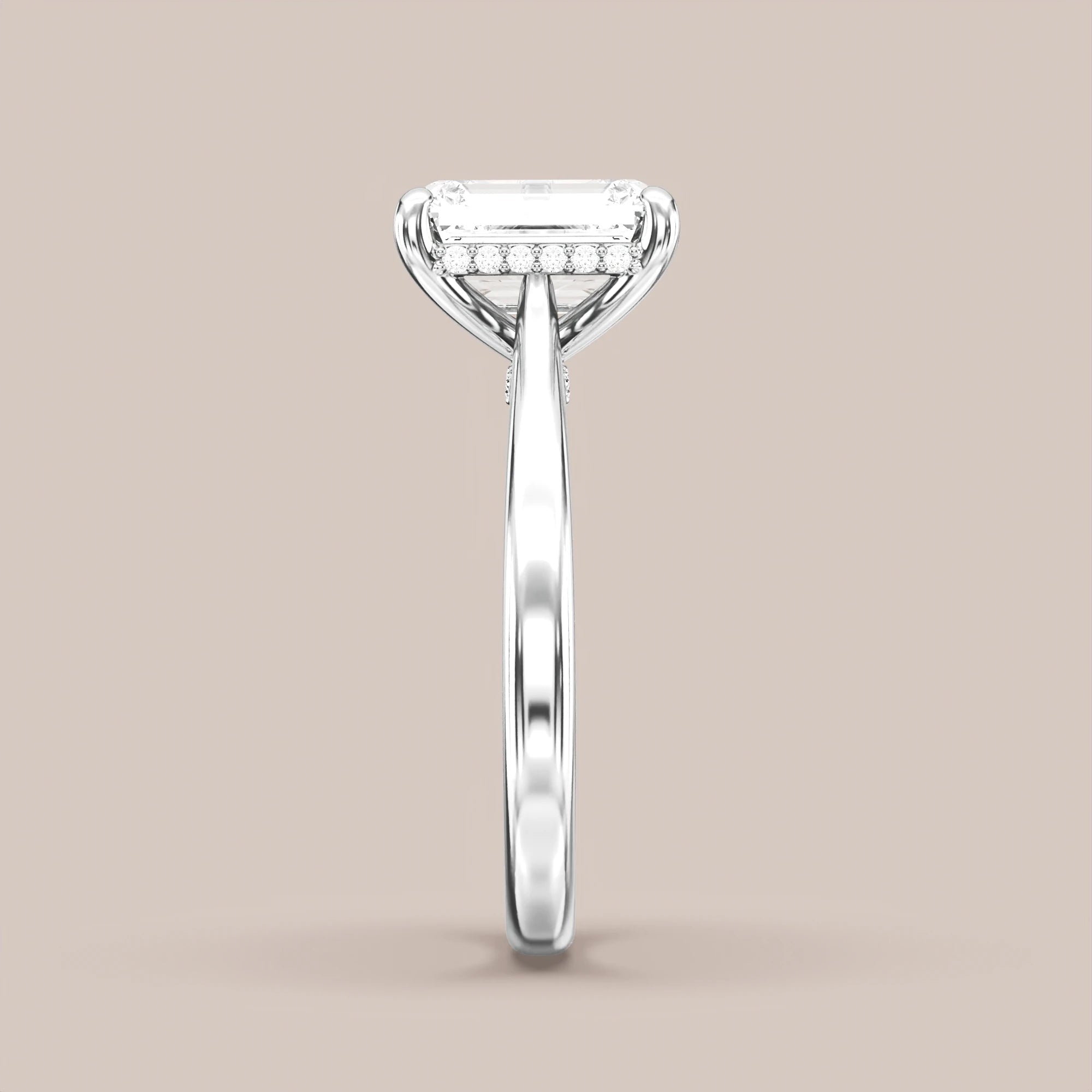 Emerald - White gold