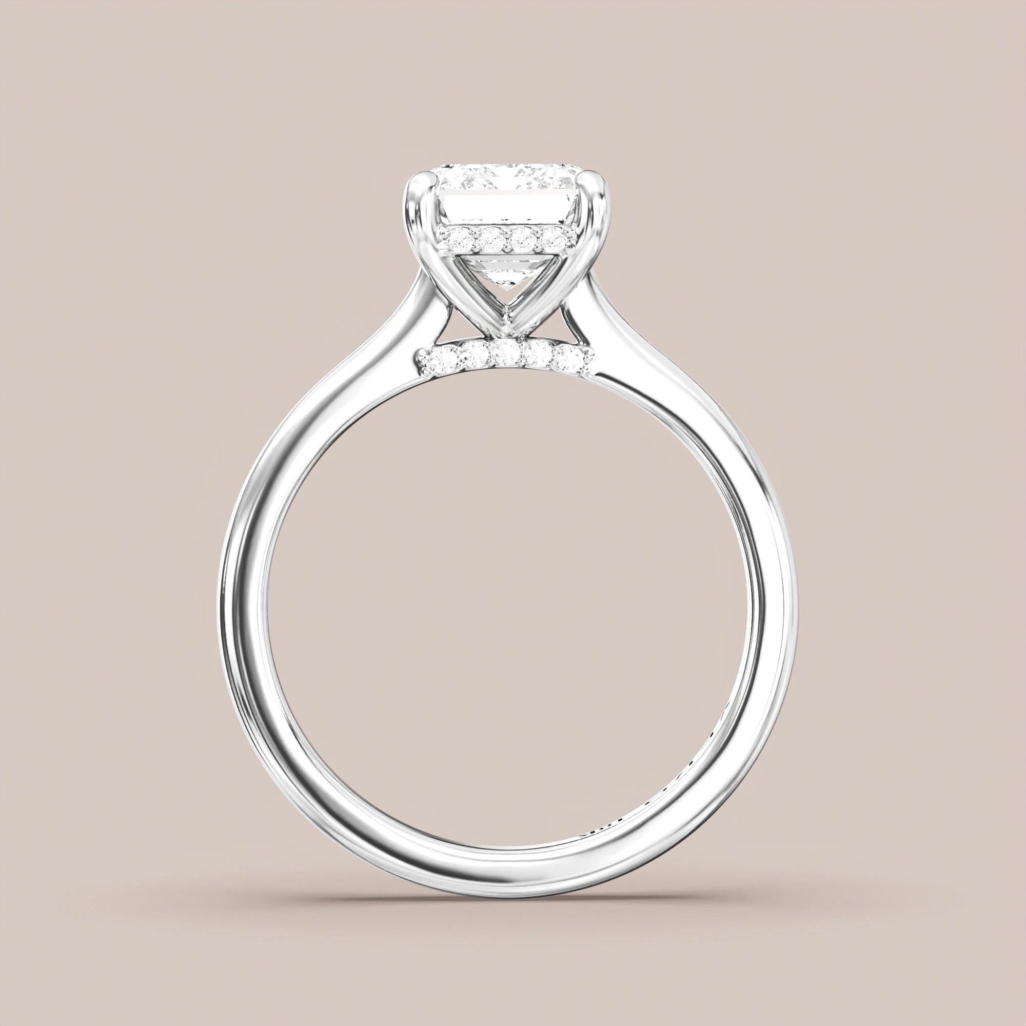 Emerald - White gold