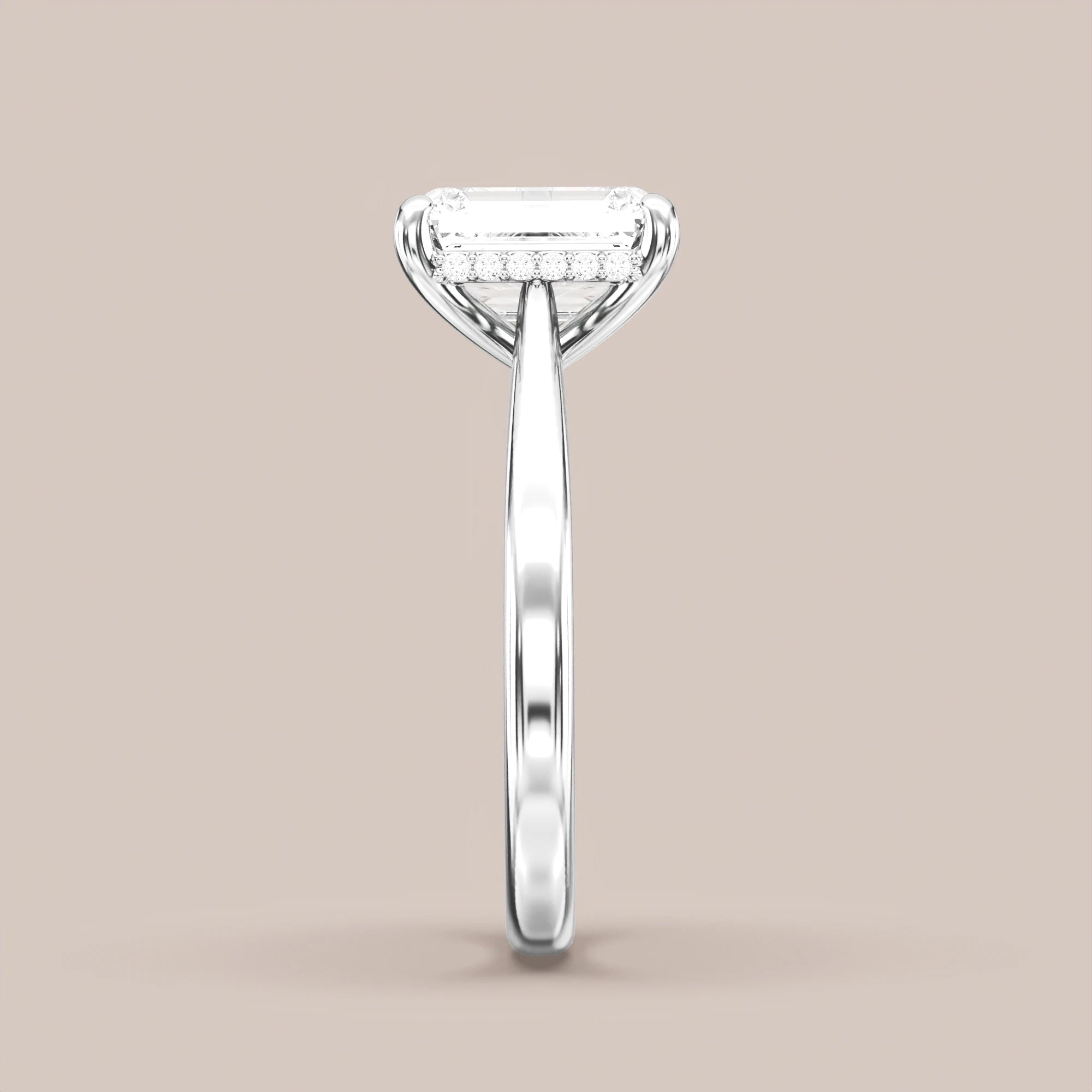 Emerald - White gold