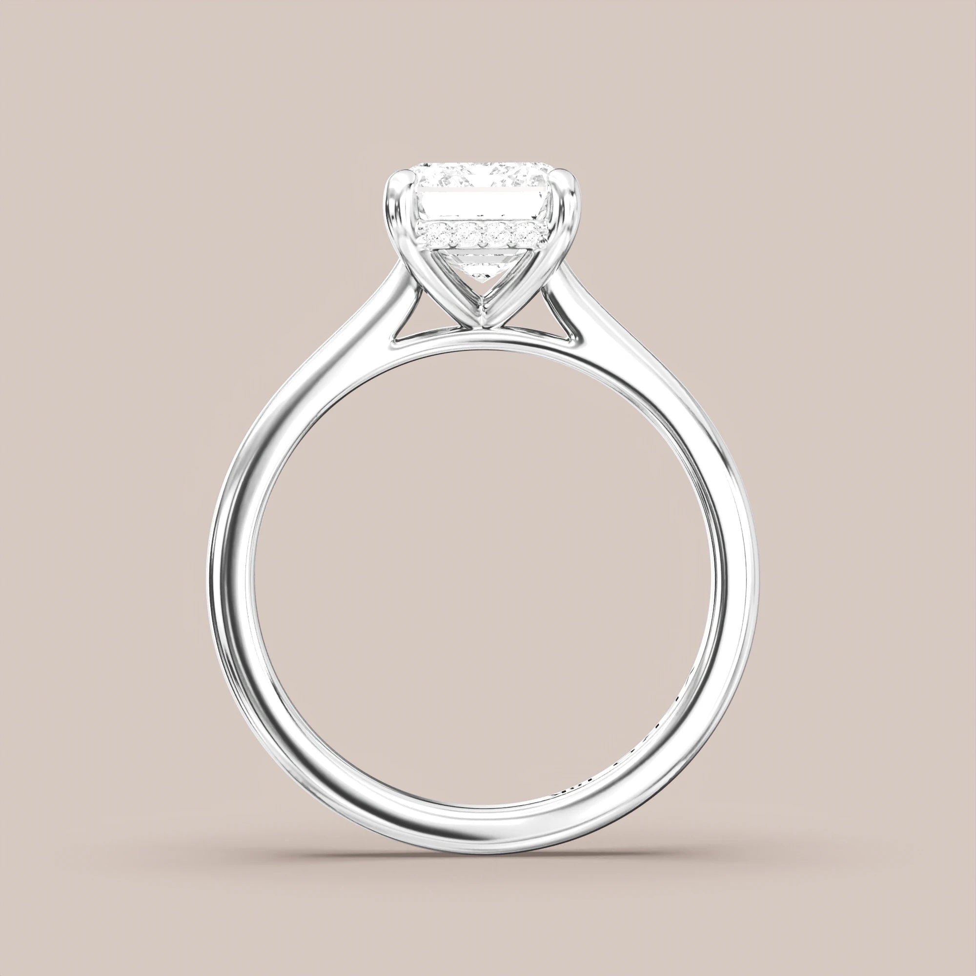 Emerald - White gold