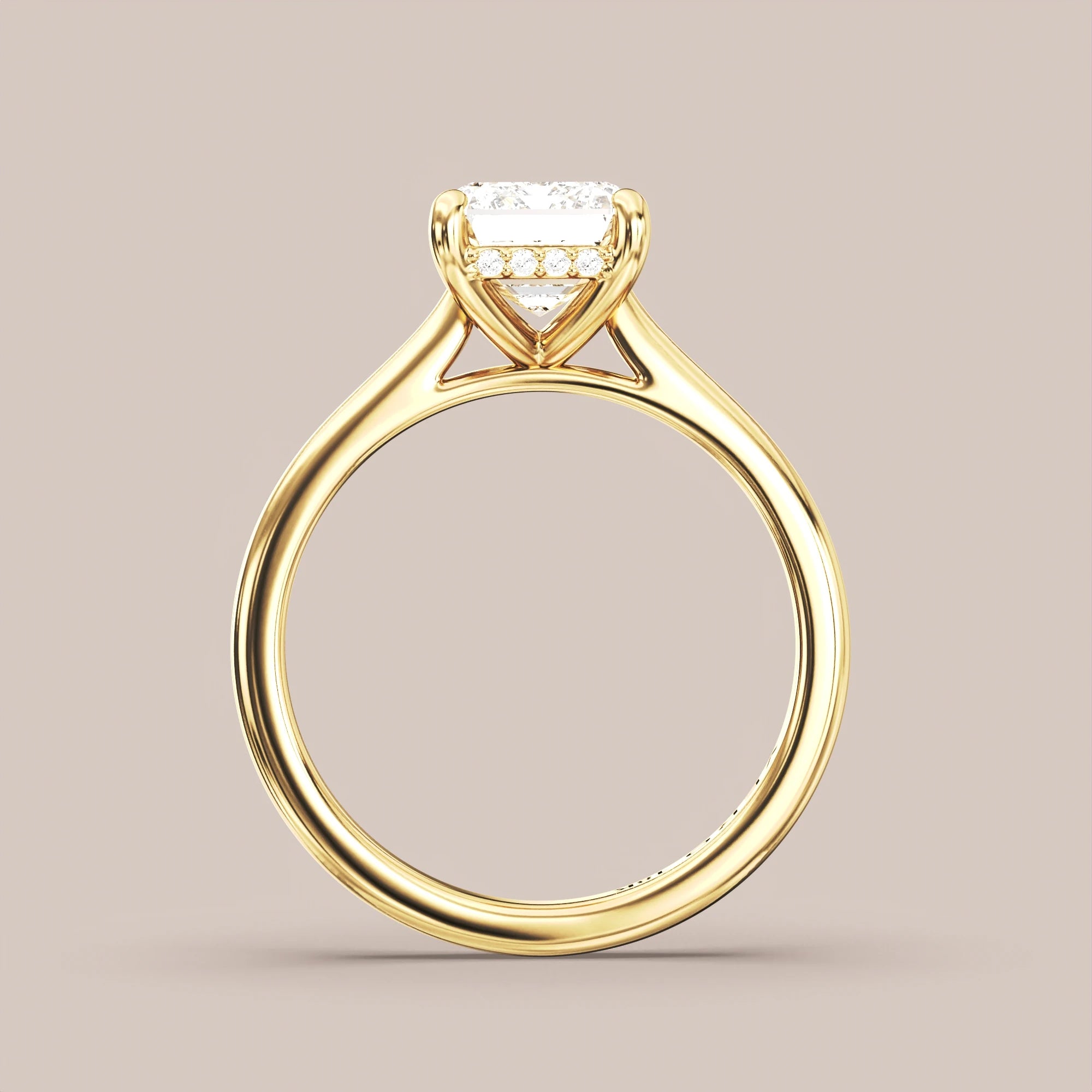 Emerald - Yellow gold