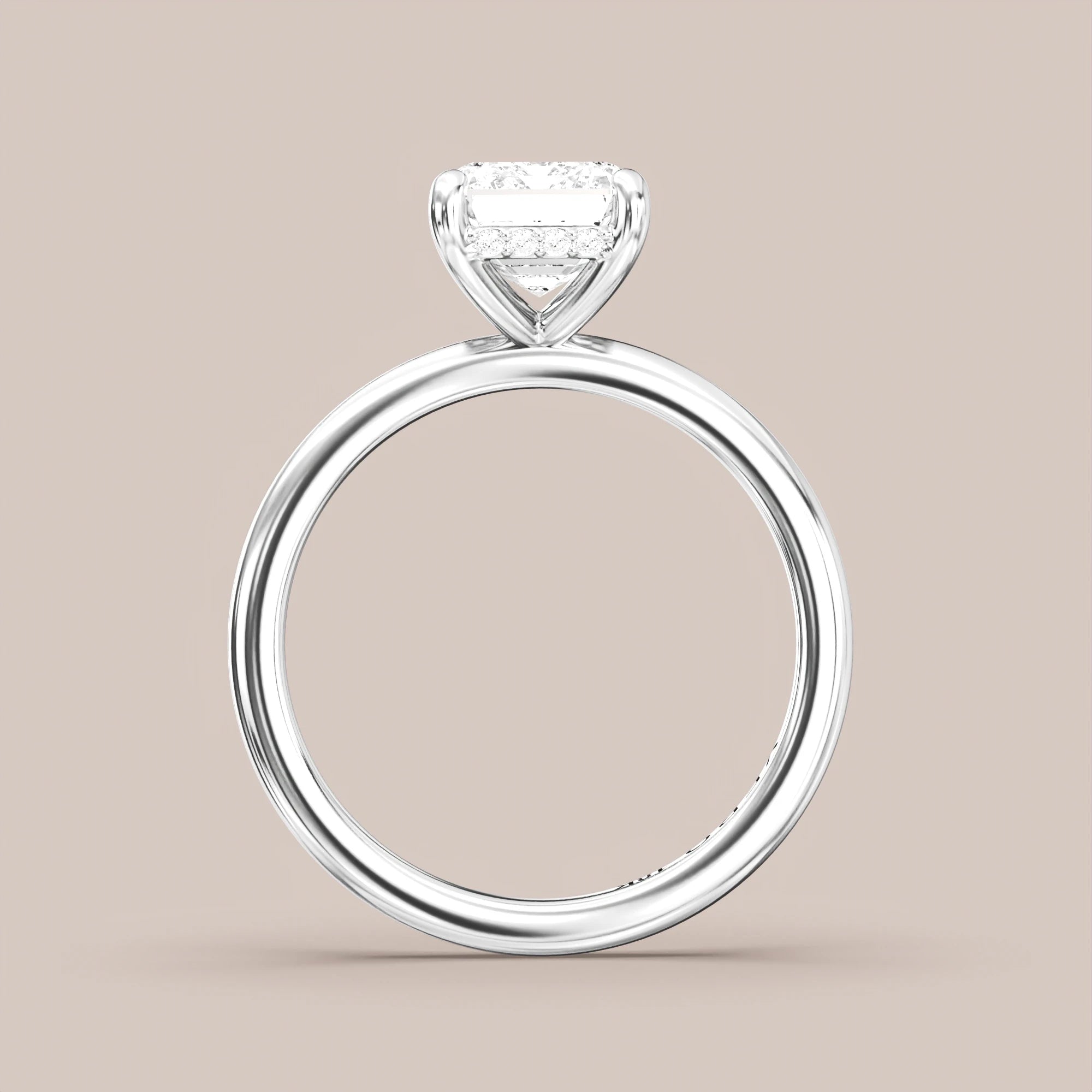 Emerald - White gold