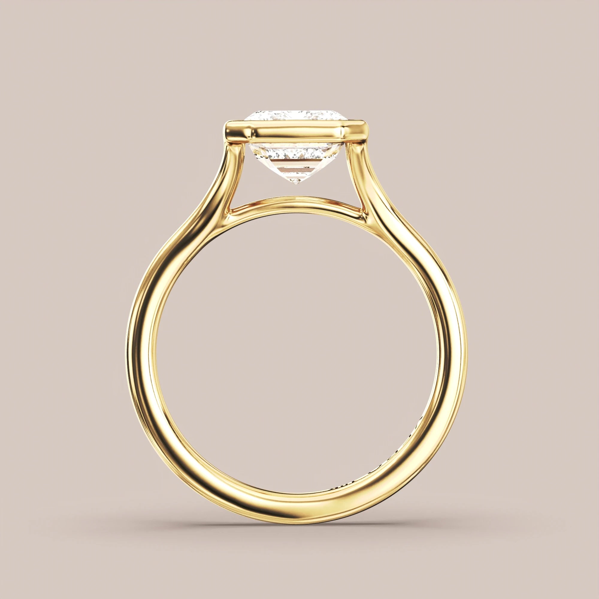 Emerald - Yellow gold