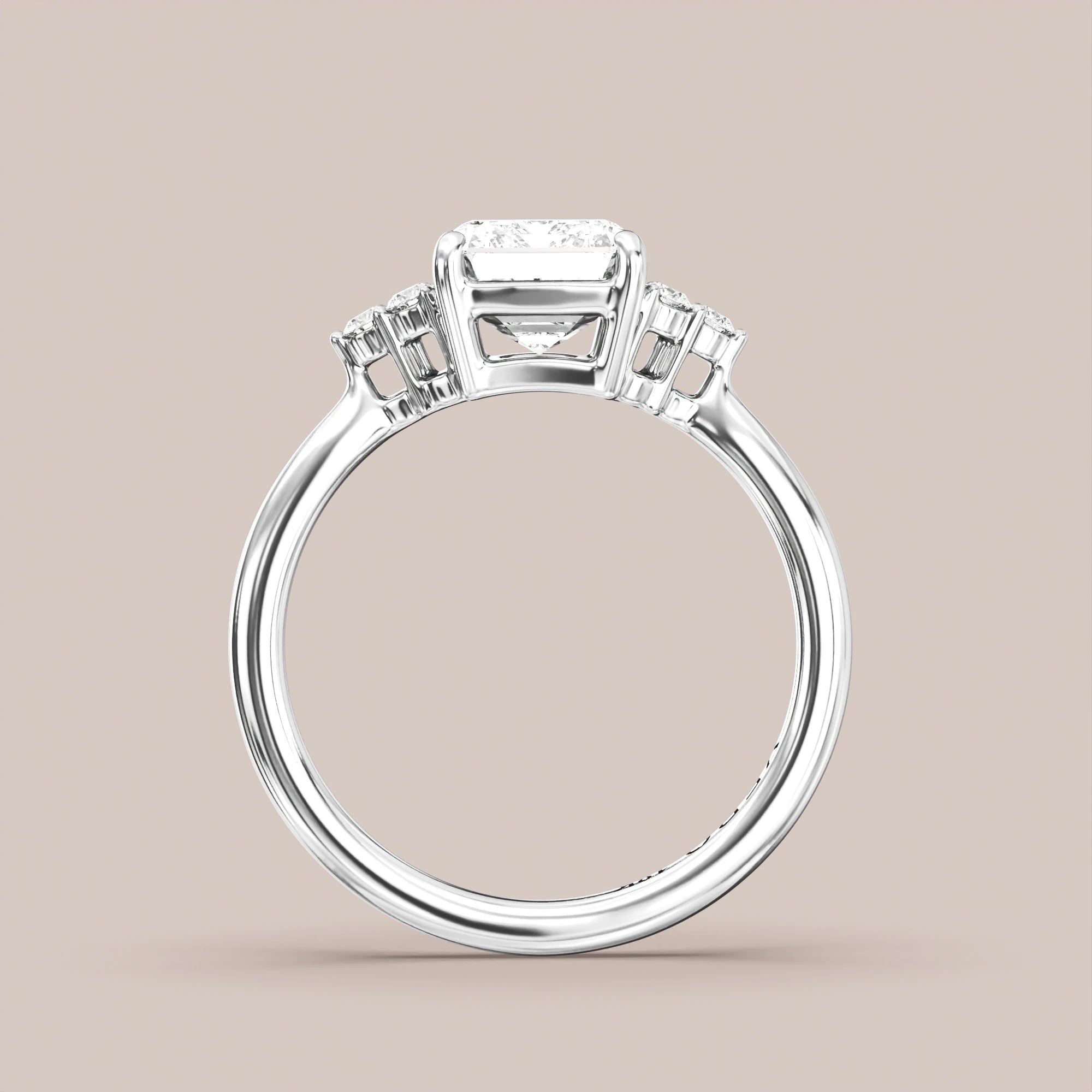 Emerald - White gold