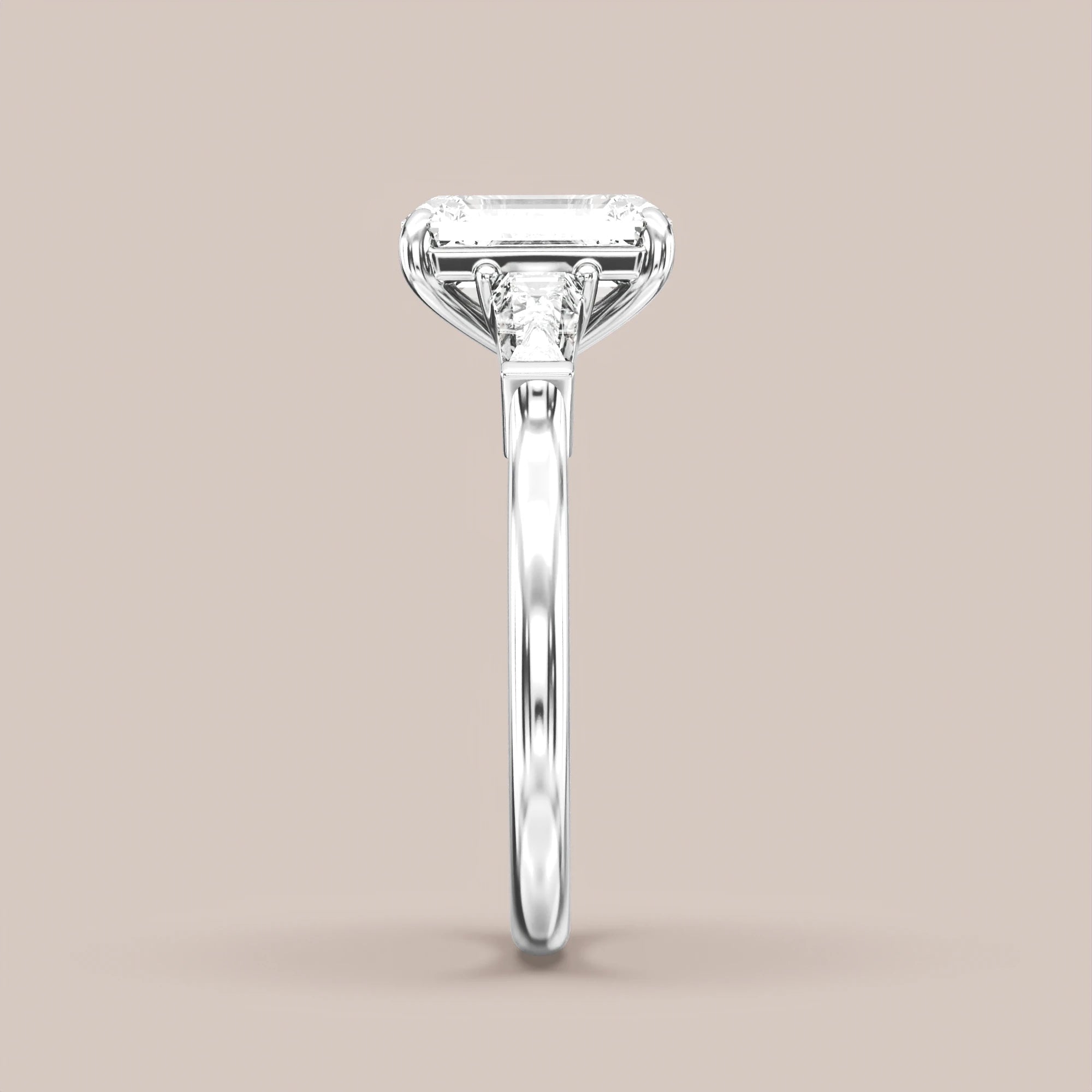 Emerald - White gold