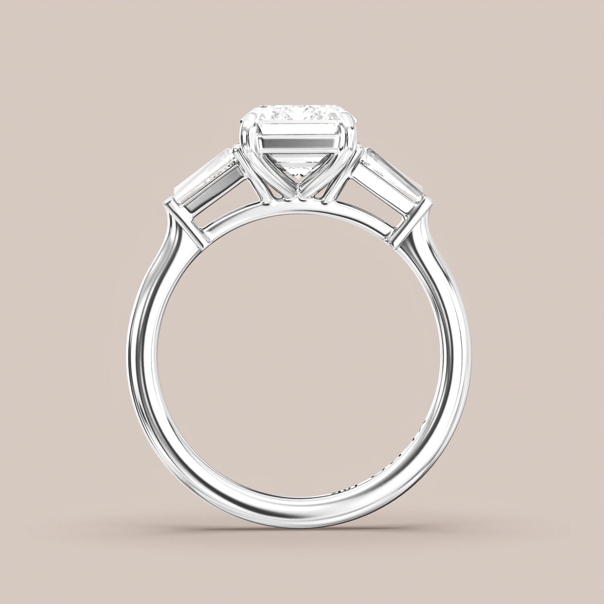 Emerald - White gold